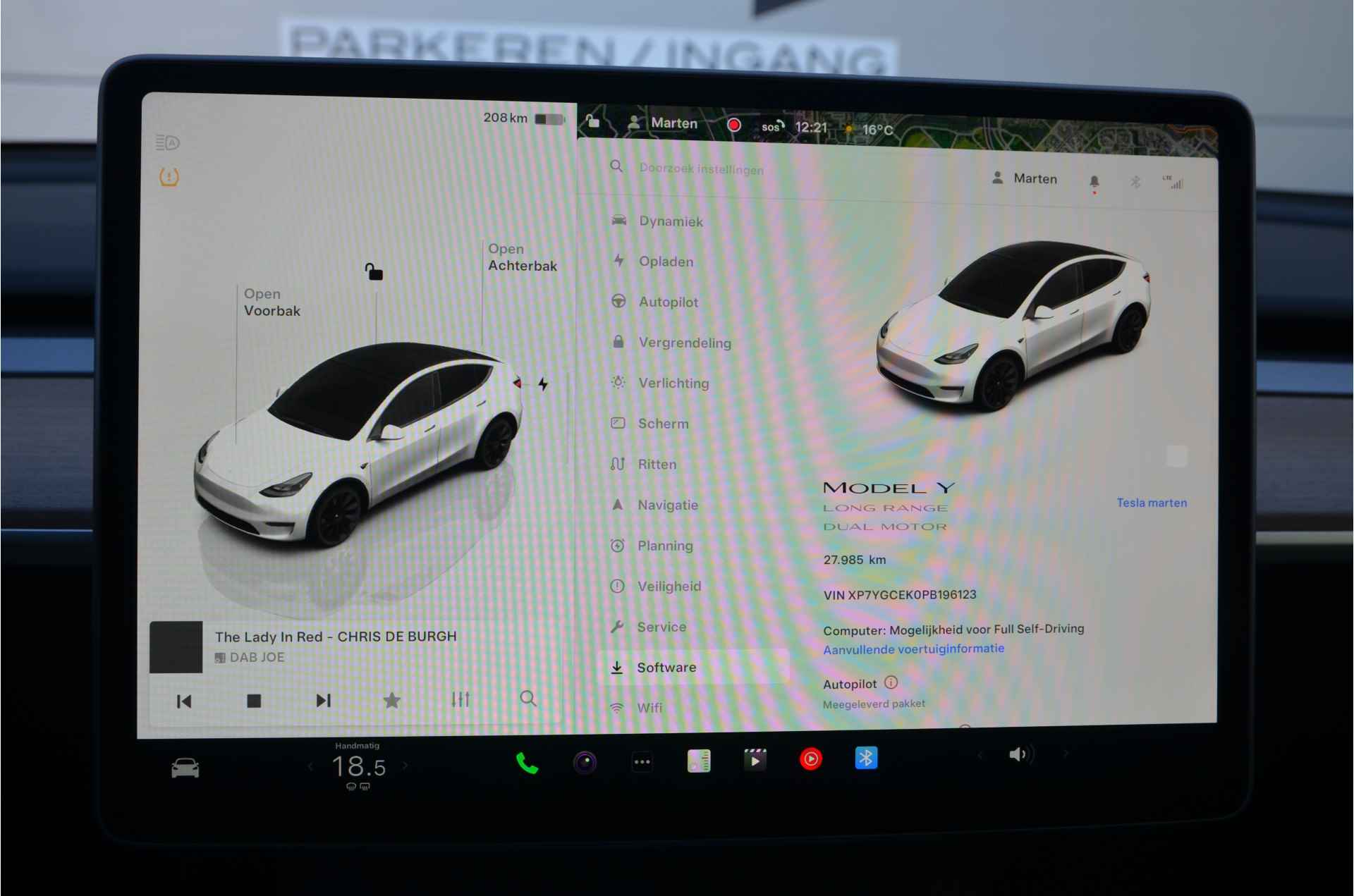 Tesla Model Y Long Range AWD 75 kWh AutoPilot, 20", BTW auto! - 22/34