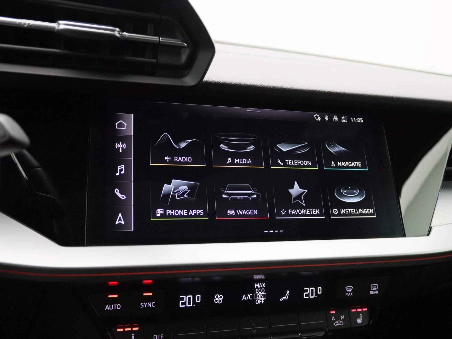 Audi A3 Sportback 45 TFSI e S edition Competition | S-Line | Navigatie | Panoramadak | 19 inch | Trekhaak | Stoelverwarming | LED | - 31/43