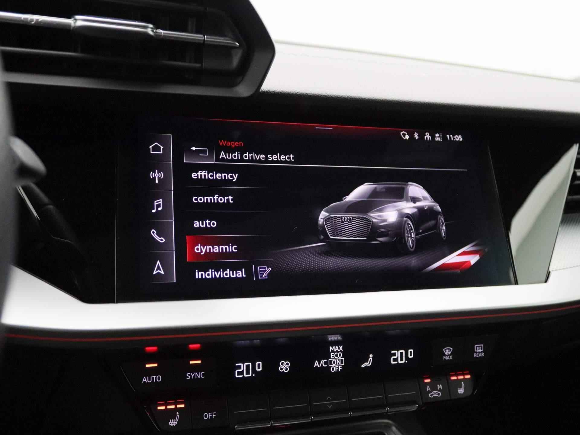 Audi A3 Sportback 45 TFSI e S edition Competition | S-Line | Navigatie | Panoramadak | 19 inch | Trekhaak | Stoelverwarming | LED | - 33/43