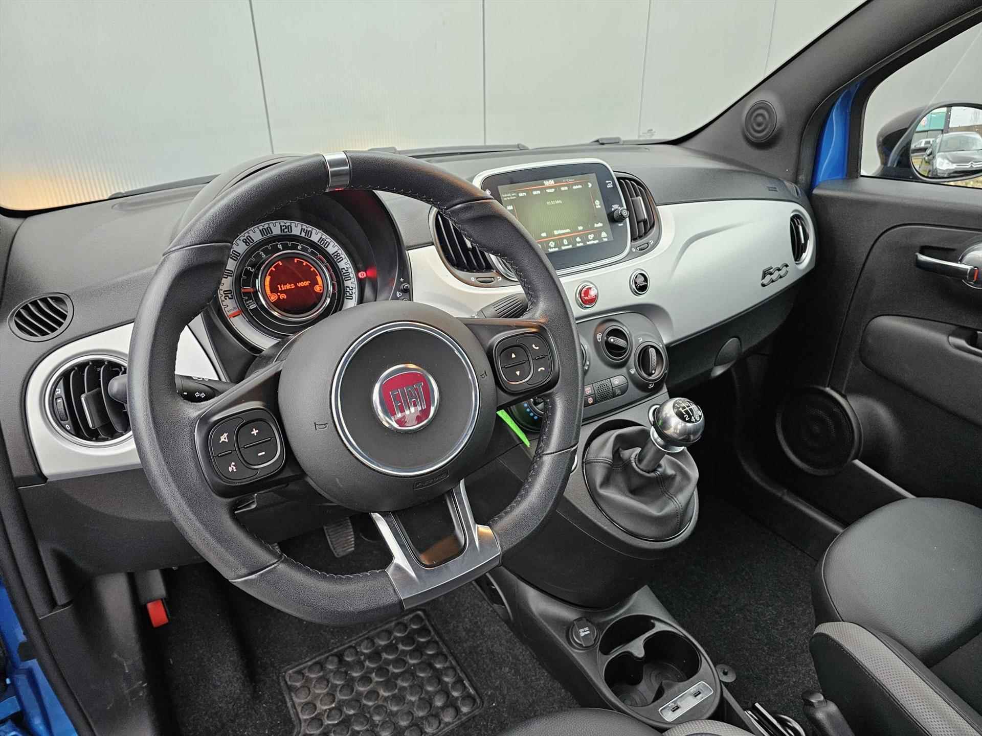 Fiat 500 70pk Hybrid Sport Connect | Airco | Cruise Control | Lichtmetalen velgen - 8/38