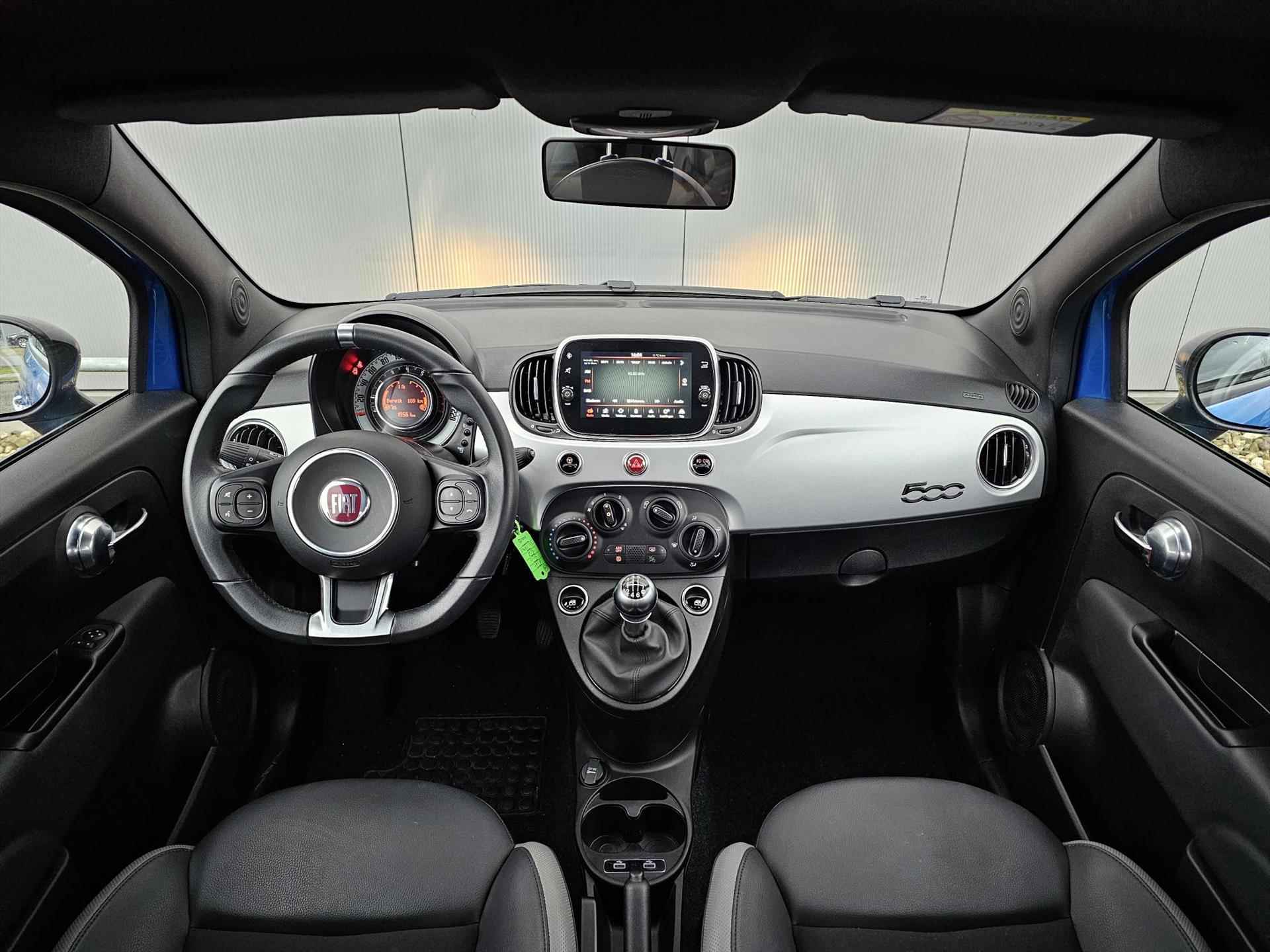 Fiat 500 70pk Hybrid Sport Connect | Airco | Cruise Control | Lichtmetalen velgen - 9/38