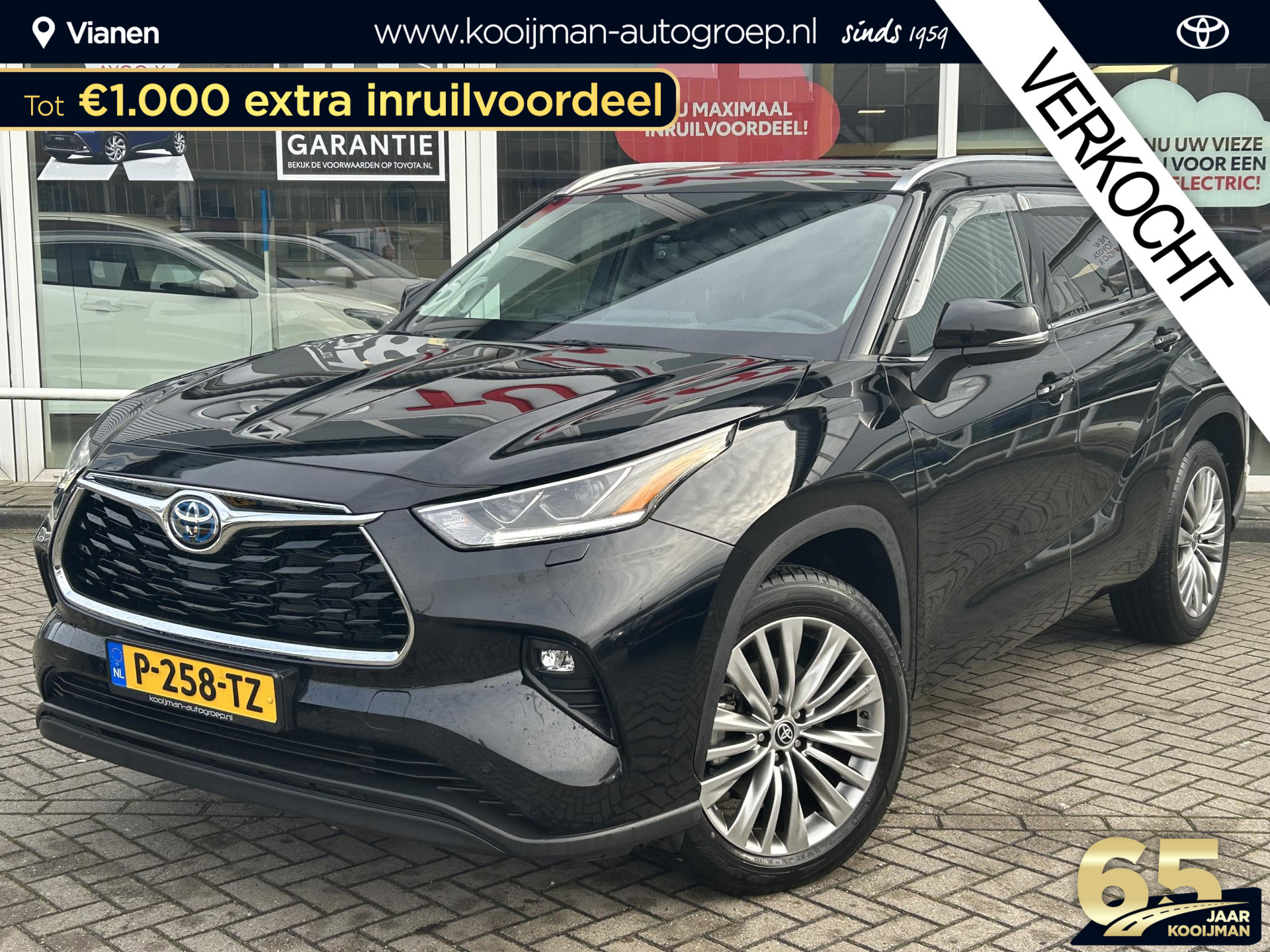 Toyota Highlander 2.5 AWD Hybrid Executive 7 Pers. Schuif/kanteldak, Navigatie, Lederen bekleding, JBL, Smart Key