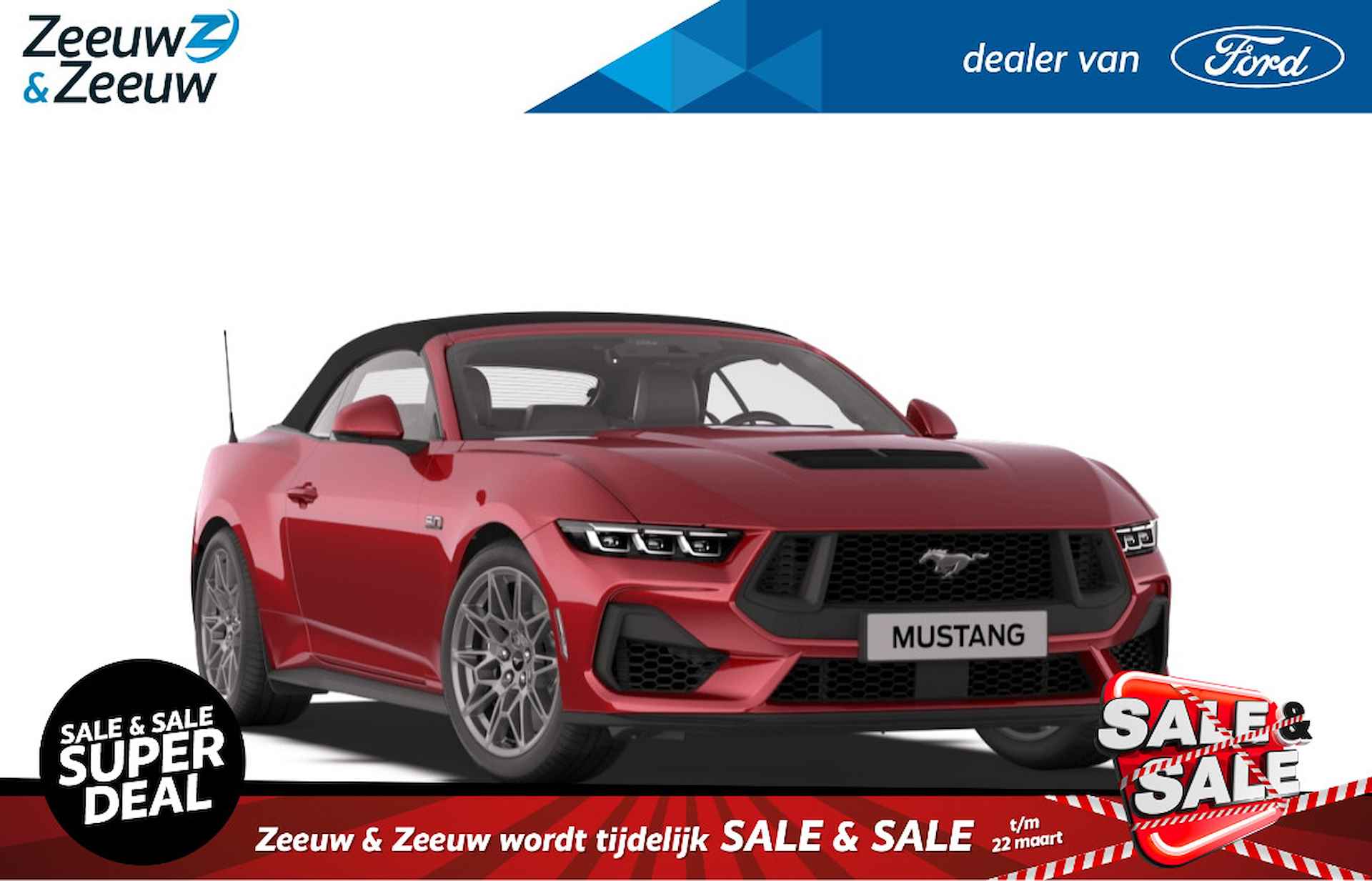 Ford Mustang Convertible 5.0 V8 GT 446pk automaat | Nieuw te bestellen