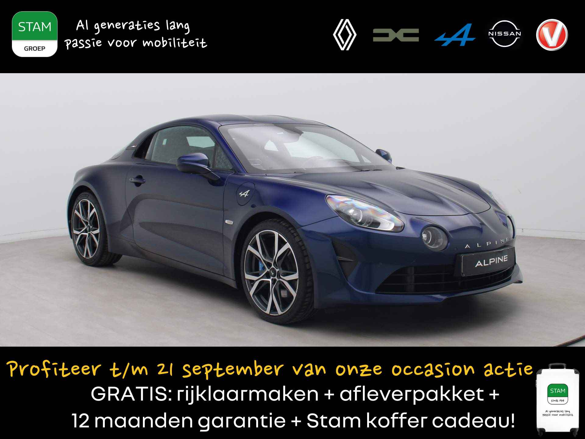 ALPINE A110 Turbo 252pk Légende AUTOMAAT Alpine Telemetrics | Focal | High perf. remmen | Leder | 18" Velgen - 1/40