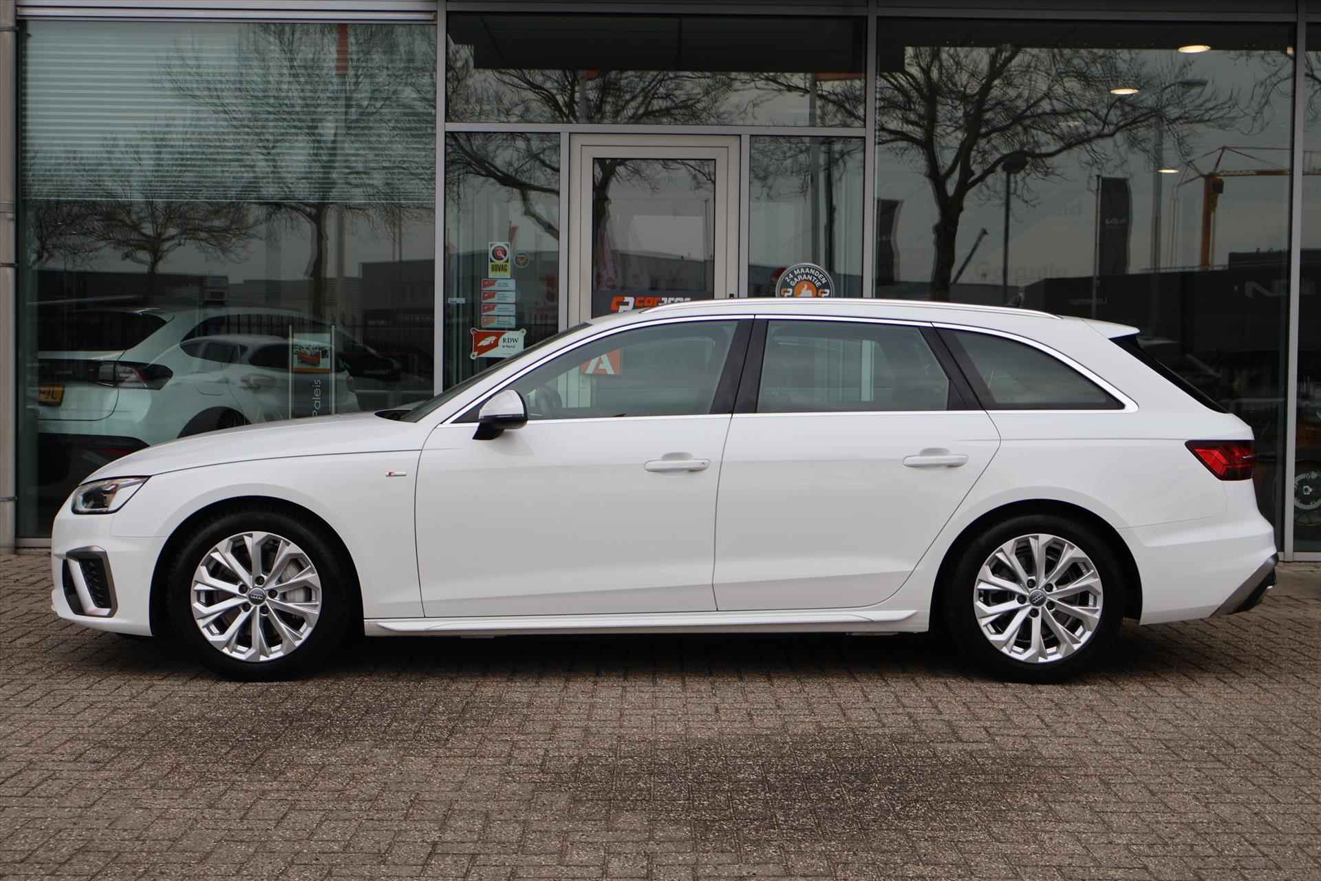 Audi A4 Avant 40 S-Line 204pk | Carplay | Navi | DAB | Matrix LED | Cruise | 1e Eigenaar - 35/44