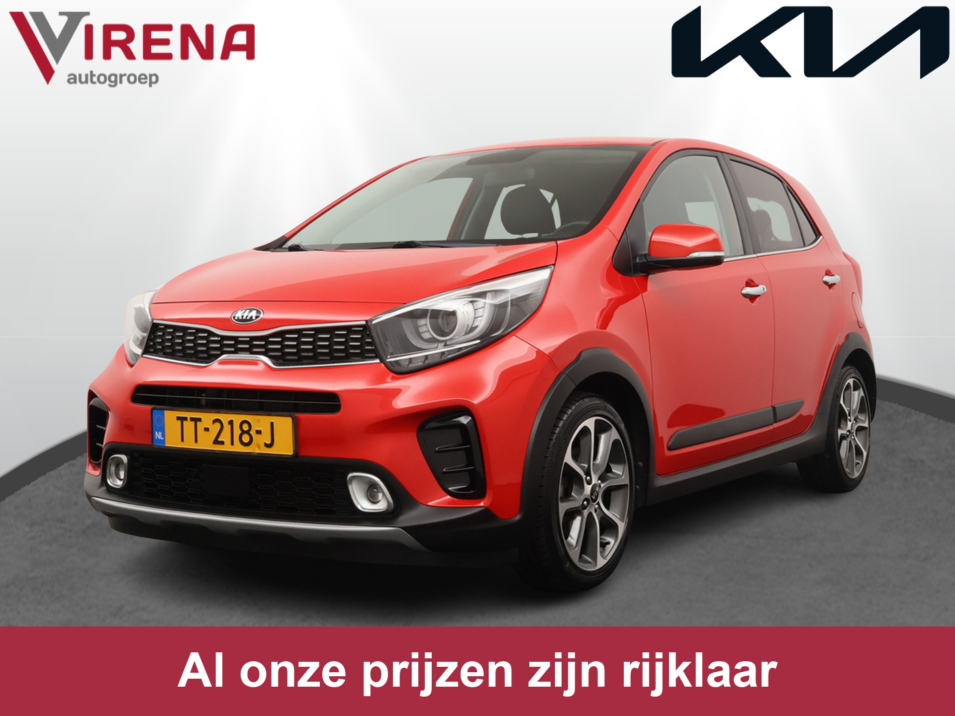 Kia Picanto 1.0 T-GDI 100PK X-Line - Navigatie - Achteruitrijcamera - Keyles entry - Lederen bekleding - Stoel & Stuur verwarming - 12 maanden BOVAG garantie