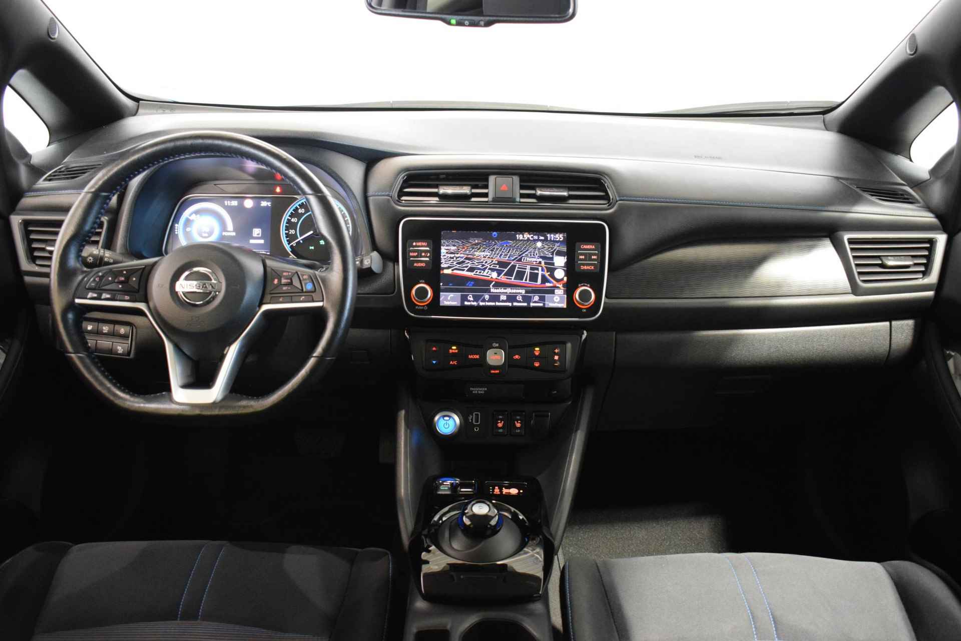 Nissan LEAF e+ N-Connecta 62 kWh | €2.000,- Subsidie Mogelijk! | Automaat | 360-Camera | Parkeersensoren | Dodehoek detectie | Stoelverwarming voor/achter | Stuurverwarming | Navigatie | Climate control | Adaptive Cruise control | - 15/44