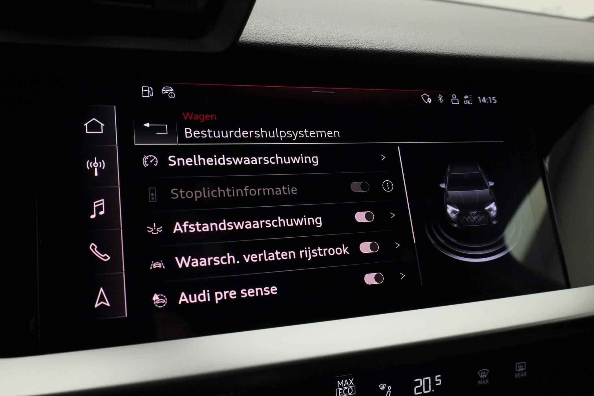 Audi A3 Sportback 40 TFSIe 204PK S-tronic Advanced edition | Keyless | Navi | Parkeersensoren | Stoelverwarming | 18 inch | Zwart optiek - 29/38