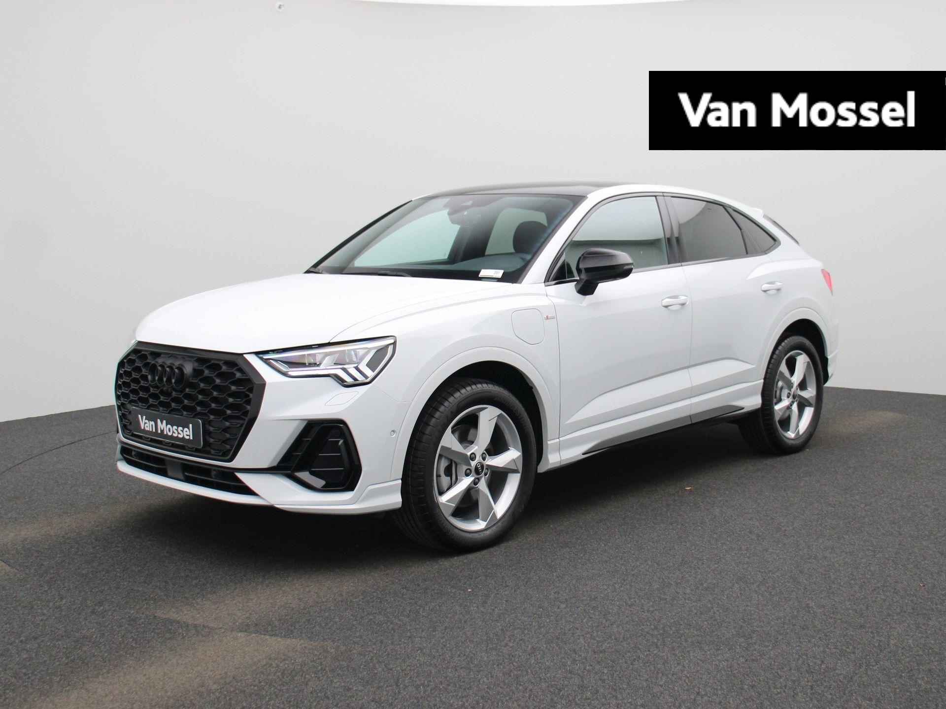 Audi Q3 Sportback 45 TFSI e S Edition 245 PK | S-line | Automaat | Navigatie | Panoramadak | 360 Camera | Adaptive Cruise Control | Climate Control | Stoelverwarming | Virtual Cockpit | LED Matrix | Lichtmetalen velgen | Privacy glass |