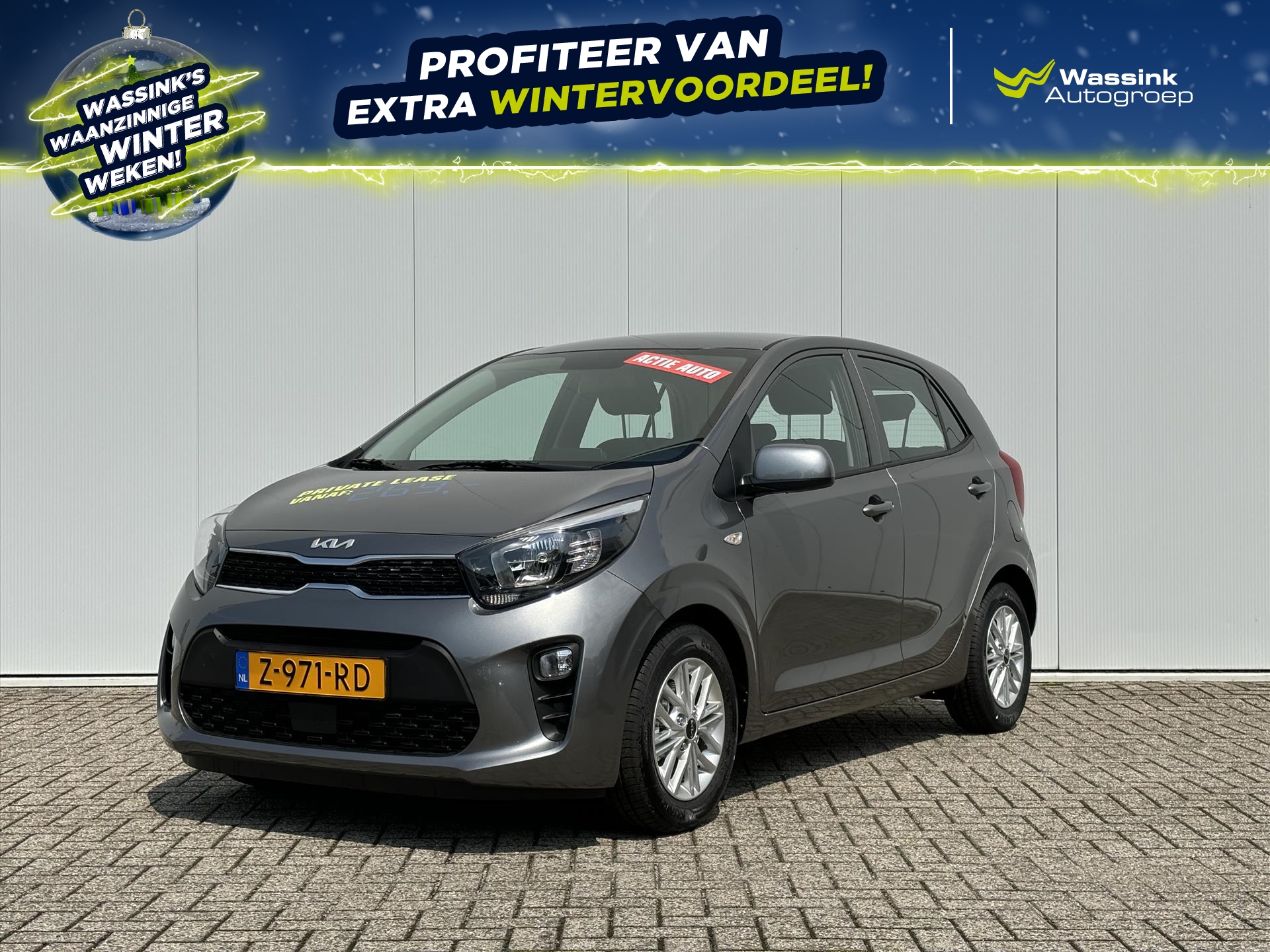 KIA Picanto 1.0 DPi 63pk 4-zits AMT DynamicLine | Automaat | Achteruitrijcamera | CarPlay | Cruise control | Navi By App |