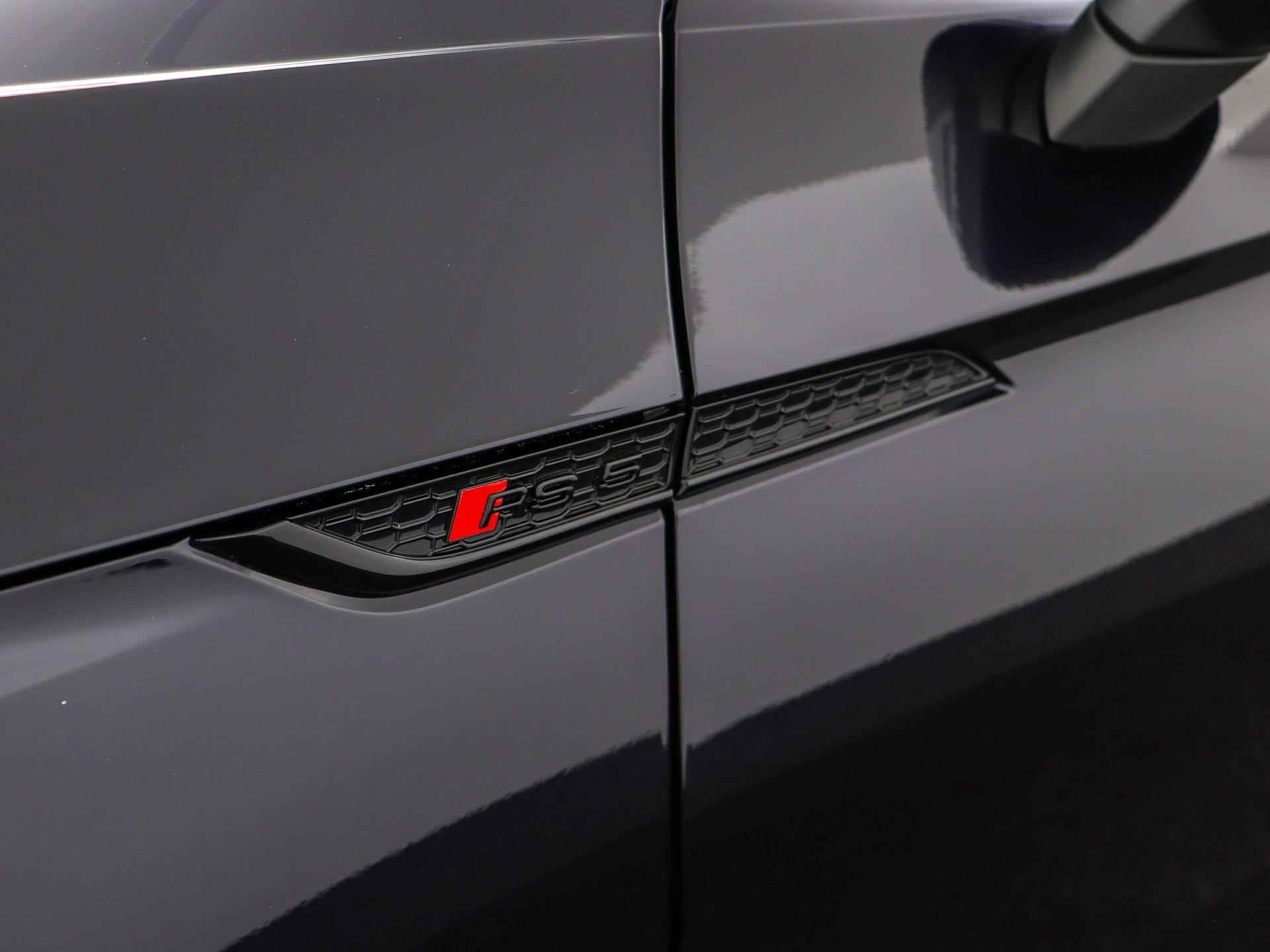 Audi RS5 Sportback 2.9 TFSI 450PK | Pano.dak | Sportuitlaat | B&O | Keyless | Elektr. stoelen | Head-up | Adapt. cruise | Verlengde fabrieksgarantie* - 70/78