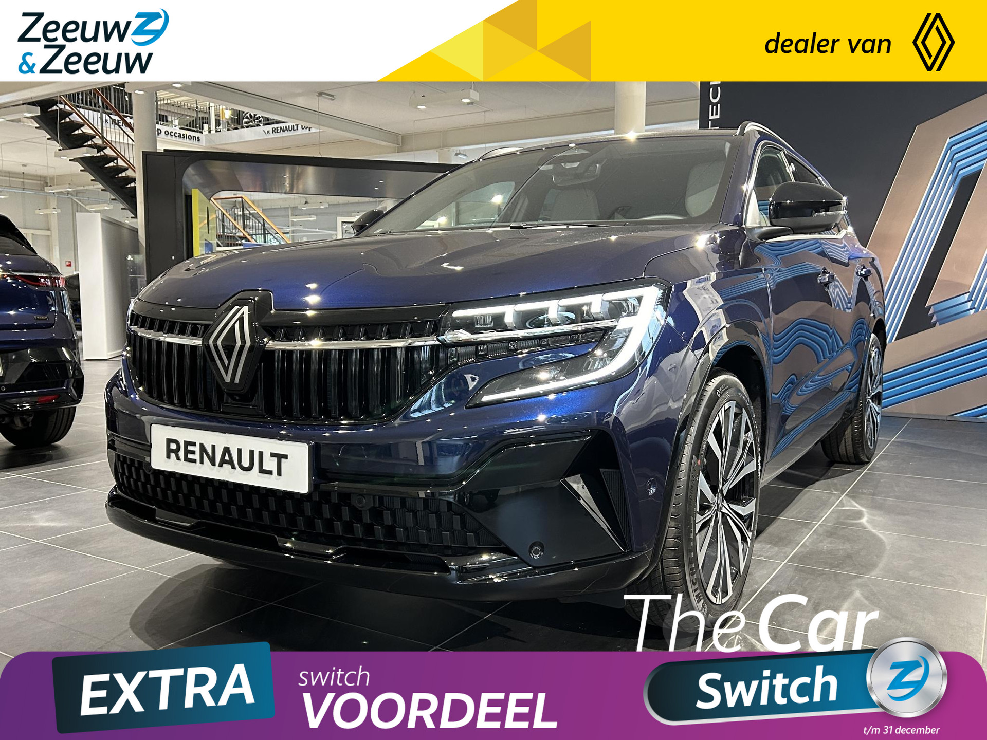 Renault Espace E-Tech Hybrid 200 iconic 7p. | Profiteer nu EXTRA  €2500,- Zeeuw & Zeeuw ordepremie |