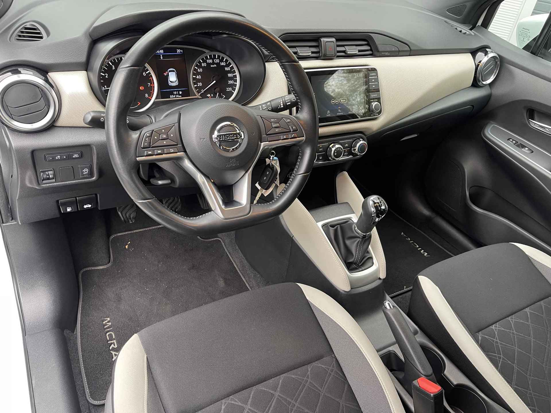 Nissan Micra 1.0 IG-T N-Connecta | Apple Carplay/Android Auto | Camera | Cruise Control | Airco | Elek. Ramen + Spiegels | Rijklaarprijs! - 10/26