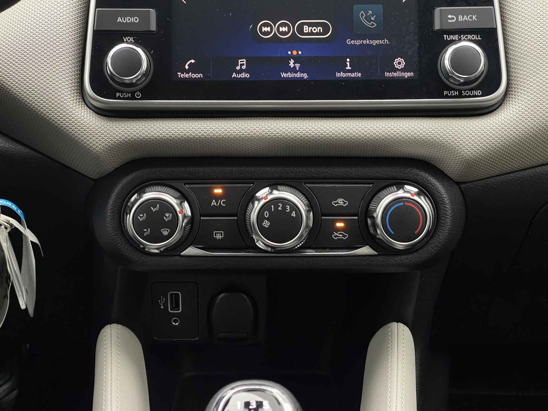 Nissan Micra 1.0 IG-T N-Connecta | Apple Carplay/Android Auto | Camera | Cruise Control | Airco | Elek. Ramen + Spiegels | Rijklaarprijs! - 19/26