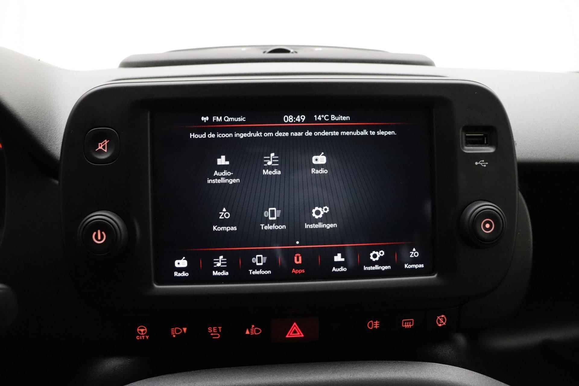 Fiat Panda 1.0 Hybrid City Life | Navigatie via Apple carplay | 5 Zitplaatsen | Dakrails | DAB Radio | Hoge instap | Zuinige motor - 22/30