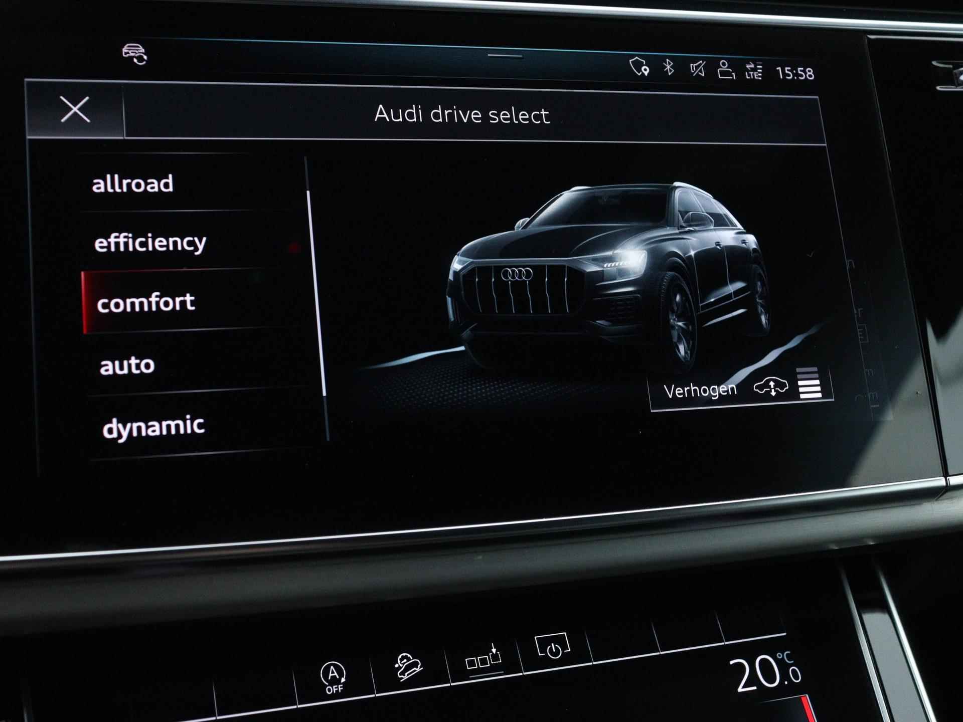 Audi Q8 50 TDI quattro Pro Line S 286 PK | Automaat | LED Koplampen | Navigatie | S-line Exterieur | Luchtvering | Achteruitrijcamera | Parkeersensoren | Cruise Control | Privacy Glass | Lichtmetalen velgen | - 21/35