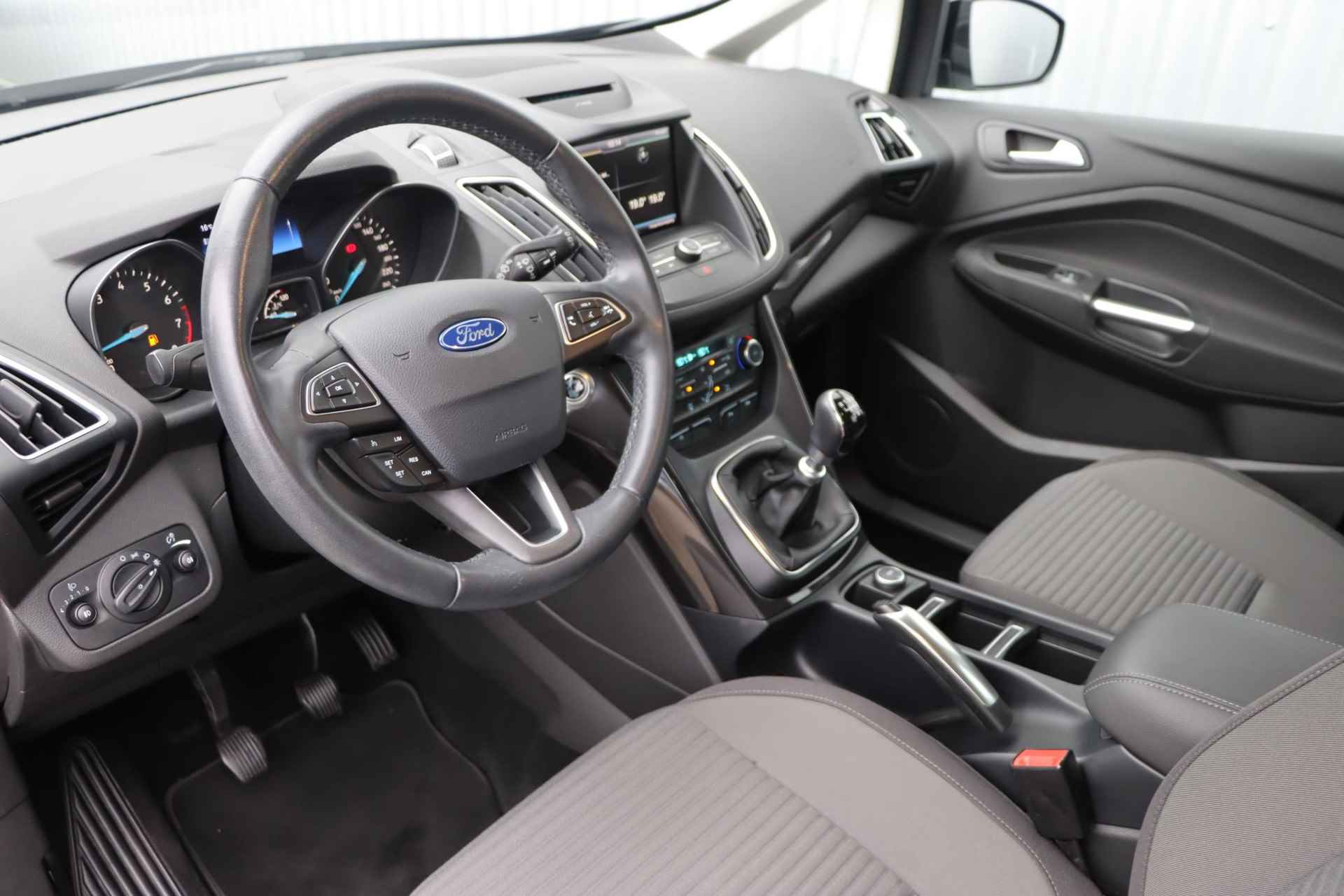 Ford C-Max 1.0 Titanium | Cruise Control | Parkeersensoren | Climate Control | Verwarmbare Voorruit | Elektrisch verstelbare bestuurdersstoel | 17" lichtmetalen velgen | - 8/42