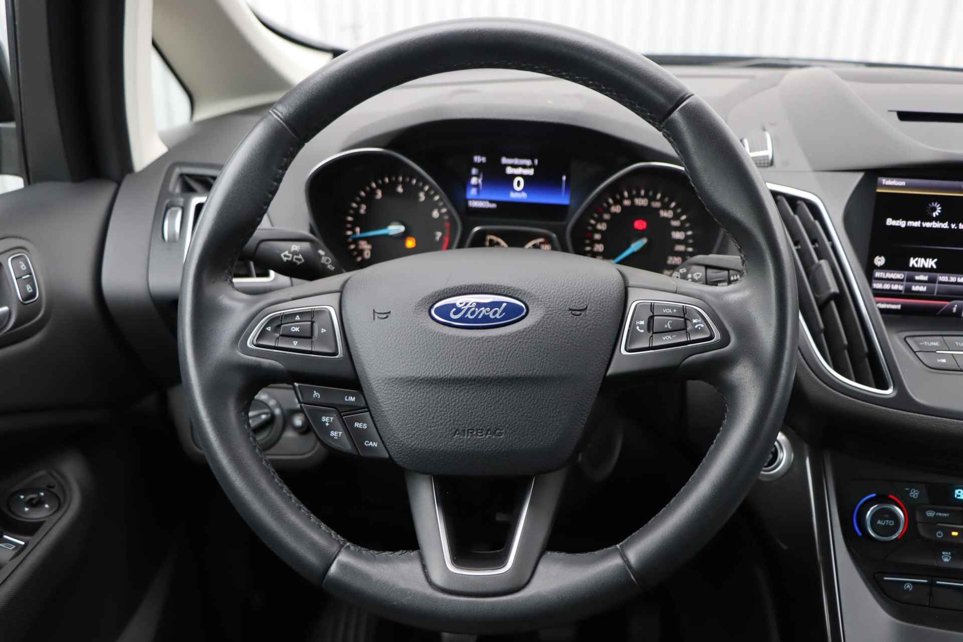 Ford C-Max 1.0 Titanium | Cruise Control | Parkeersensoren | Climate Control | Verwarmbare Voorruit | Elektrisch verstelbare bestuurdersstoel | 17" lichtmetalen velgen | - 35/42