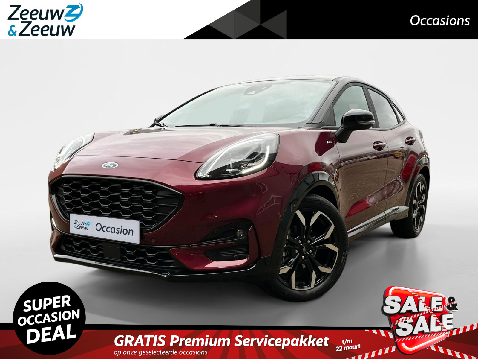 Ford Puma 1.0 EcoBoost Hybrid Vivid Ruby Edition |Uniek|Gelimiteerde oplage|Full Option|