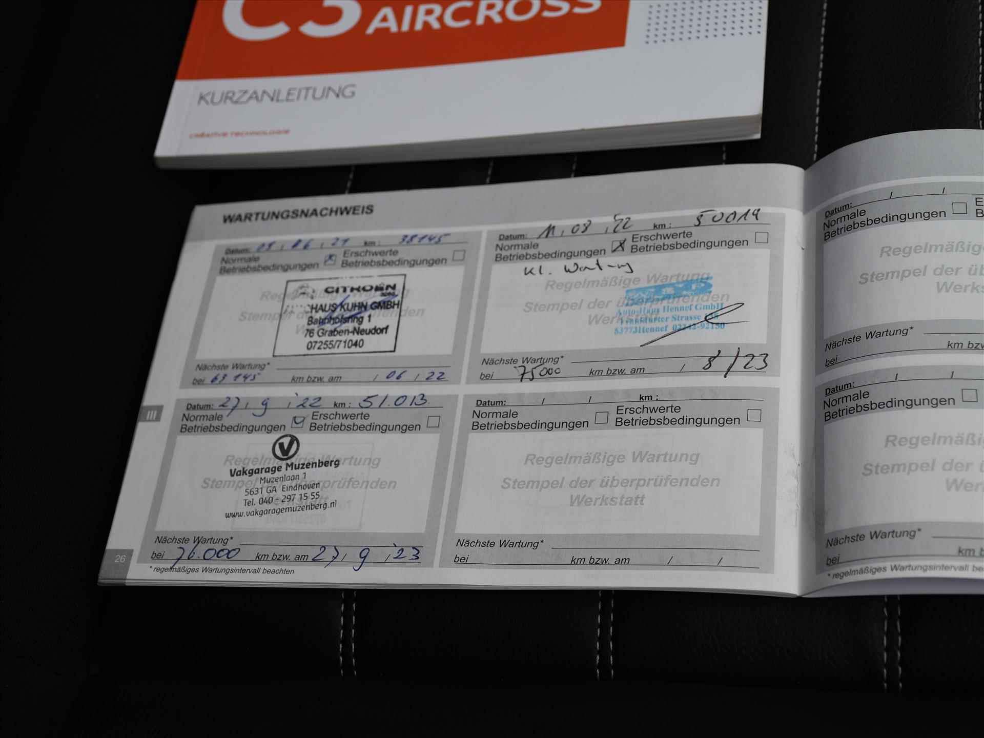 Citroen C3 Aircross Shine 1.2 PureTech 110pk Automaat SCHUIF-DAK | HUD | KEYLESS | DODE HOEK | DAB | NAVI | PDC + CAM. | 17''LM - 40/41