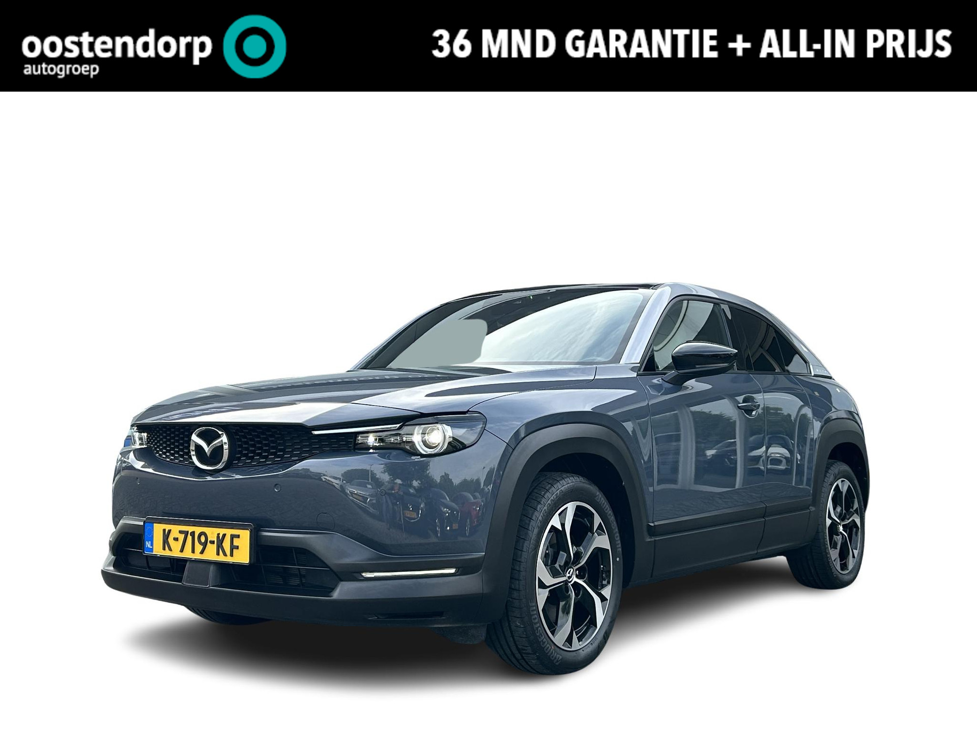 Mazda MX-30 e-SkyActiv 145 First Edition 36 kWh | € 2.000,- Subsidie mogelijk!  | Navigatie | Cruise Control Adaptief | Climate Control | Parkeersensoren | Parkeercamera | 36Mnd. Garantie | Rijklaar! |