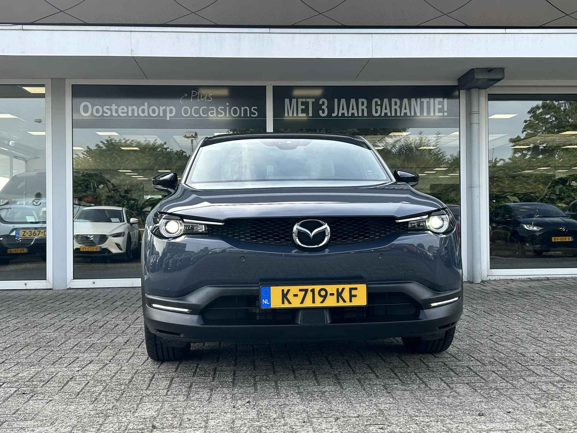 Mazda MX-30 e-SkyActiv 145 First Edition 36 kWh | € 2.000,- Subsidie mogelijk!  | Navigatie | Cruise Control Adaptief | Climate Control | Parkeersensoren | Parkeercamera | 36Mnd. Garantie | Rijklaar! | - 3/36