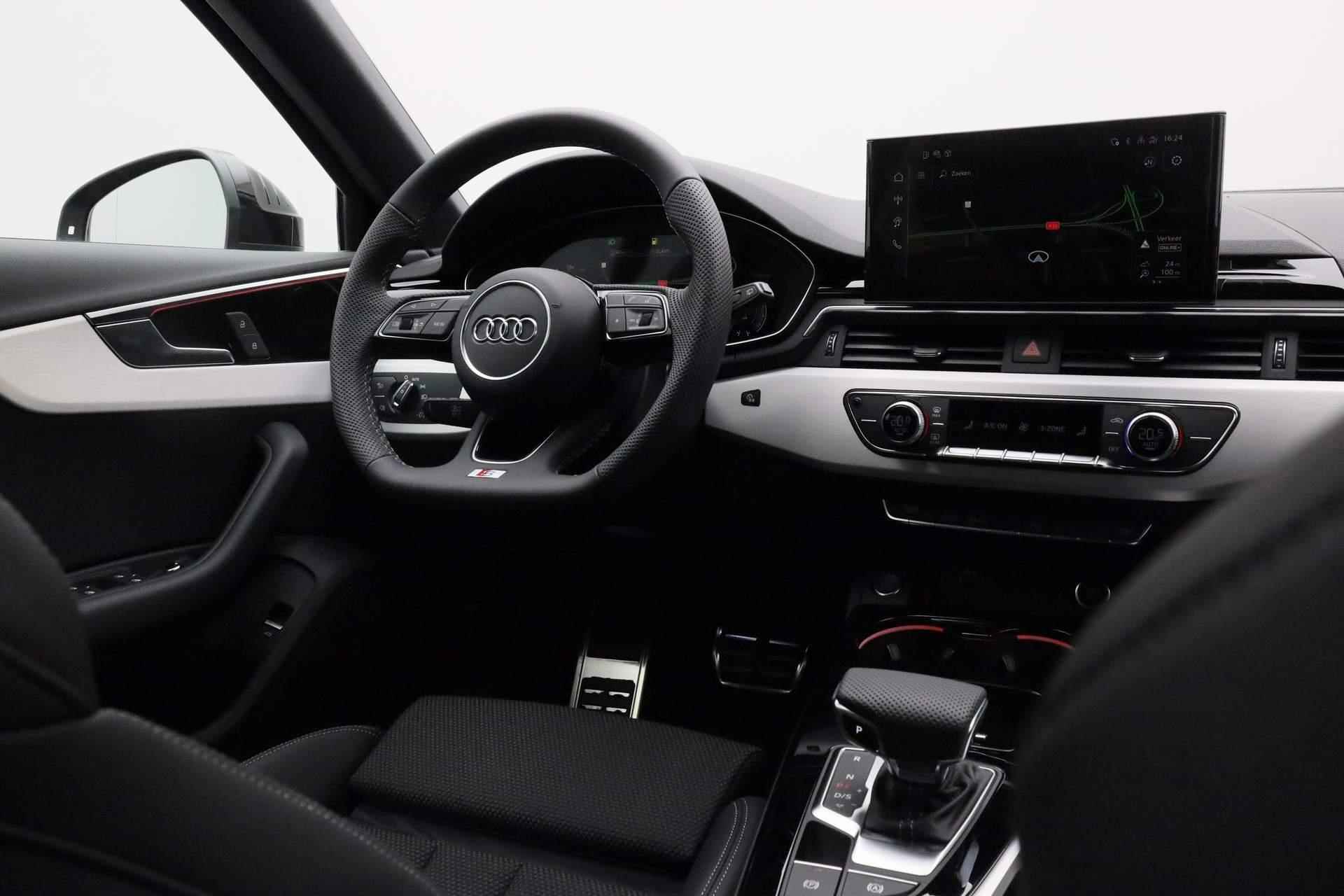 Audi A4 Avant S edition Competition 35 TFSI 150 pk | Achteruitrijcamera | Privacy glas (donker getint) | Optiekpakket zwart plus | - 16/40