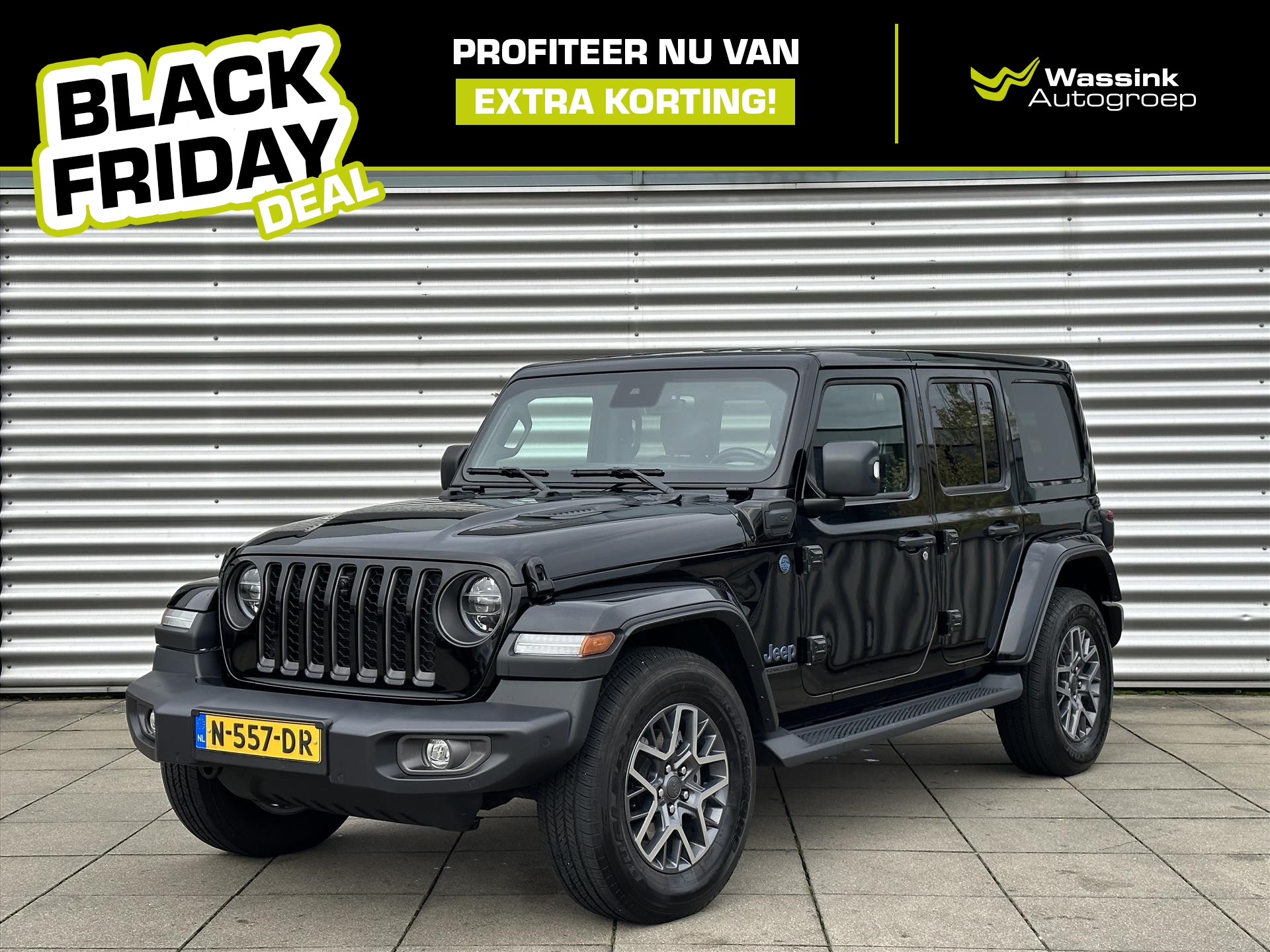 Jeep Wrangler 4xe PHEV 380pk Automaat 80th Anniversary | Navigatie | Adaptive Cruise Control | Full Option! I Black Friday Deal