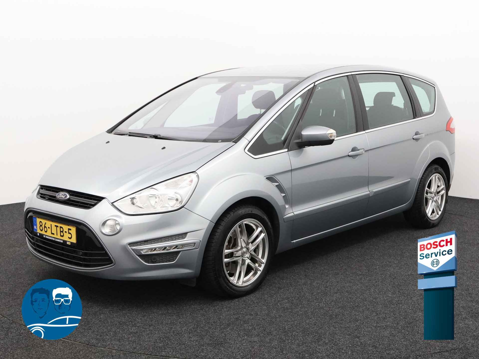 Ford S-Max 2.0 EcoBoost S Edition airco navi cruisec bleutooth xenon lmvelg pdc v+a luxe en ruimte voor 5 volwassenen met bagage - 1/29