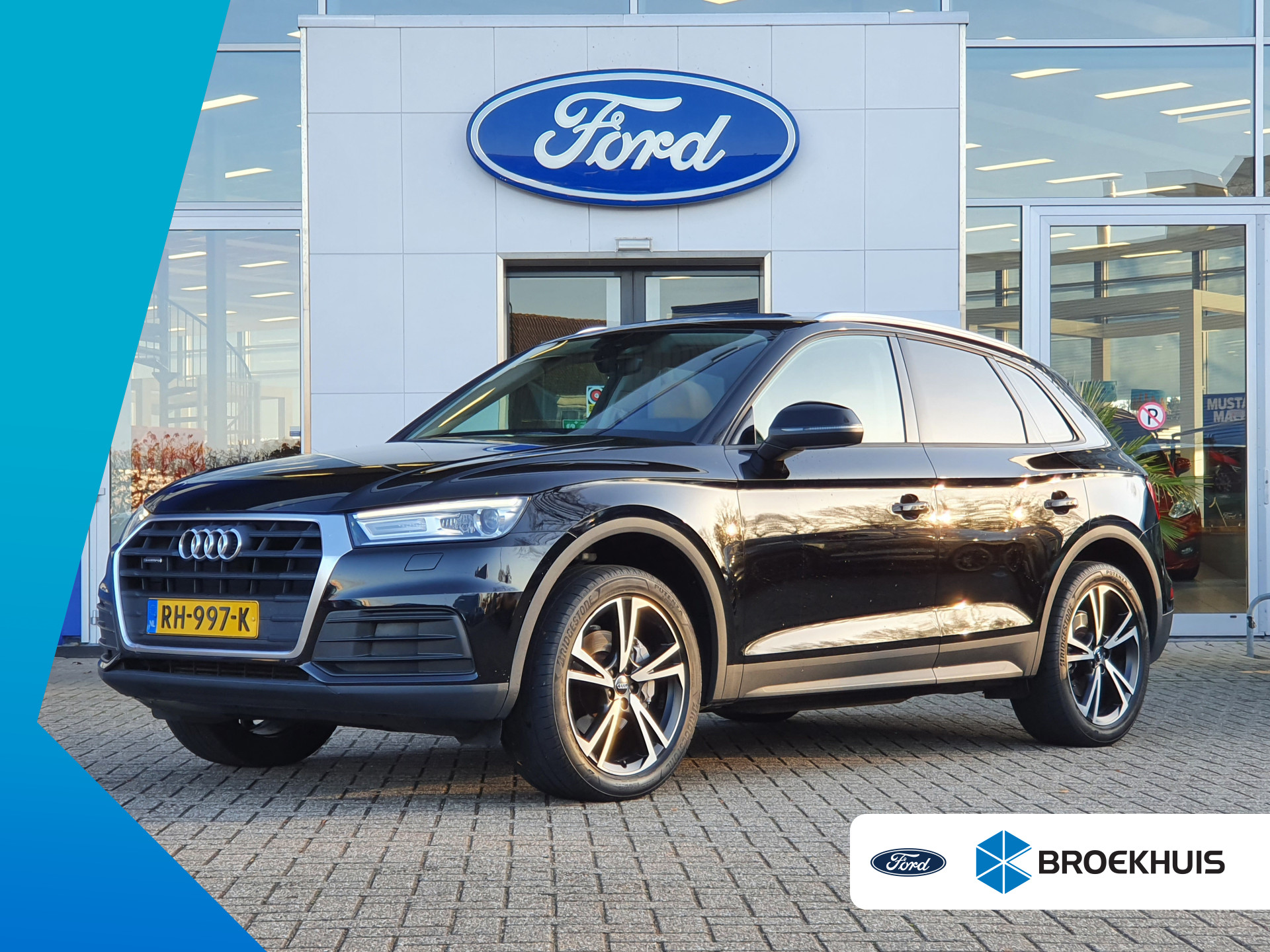 Audi Q5 2.0 TFSI Quattro 252PK S-Tronic | Lederen Bekleding | NL-Auto | Cruise Control