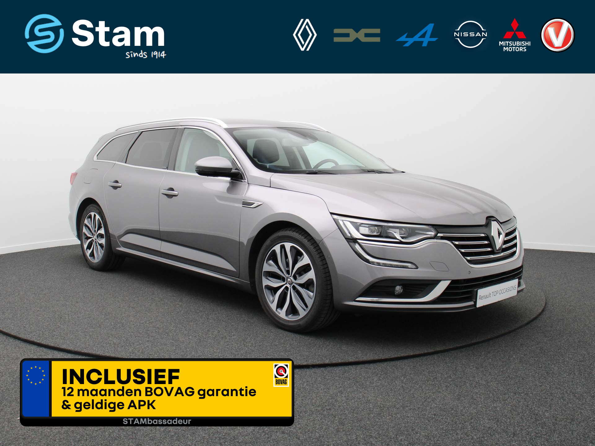 Renault Talisman Estate TCe 225pk Intens EDC/Automaat BOSE | Camera | Navi | Elektr. achterklep | 18" velgen