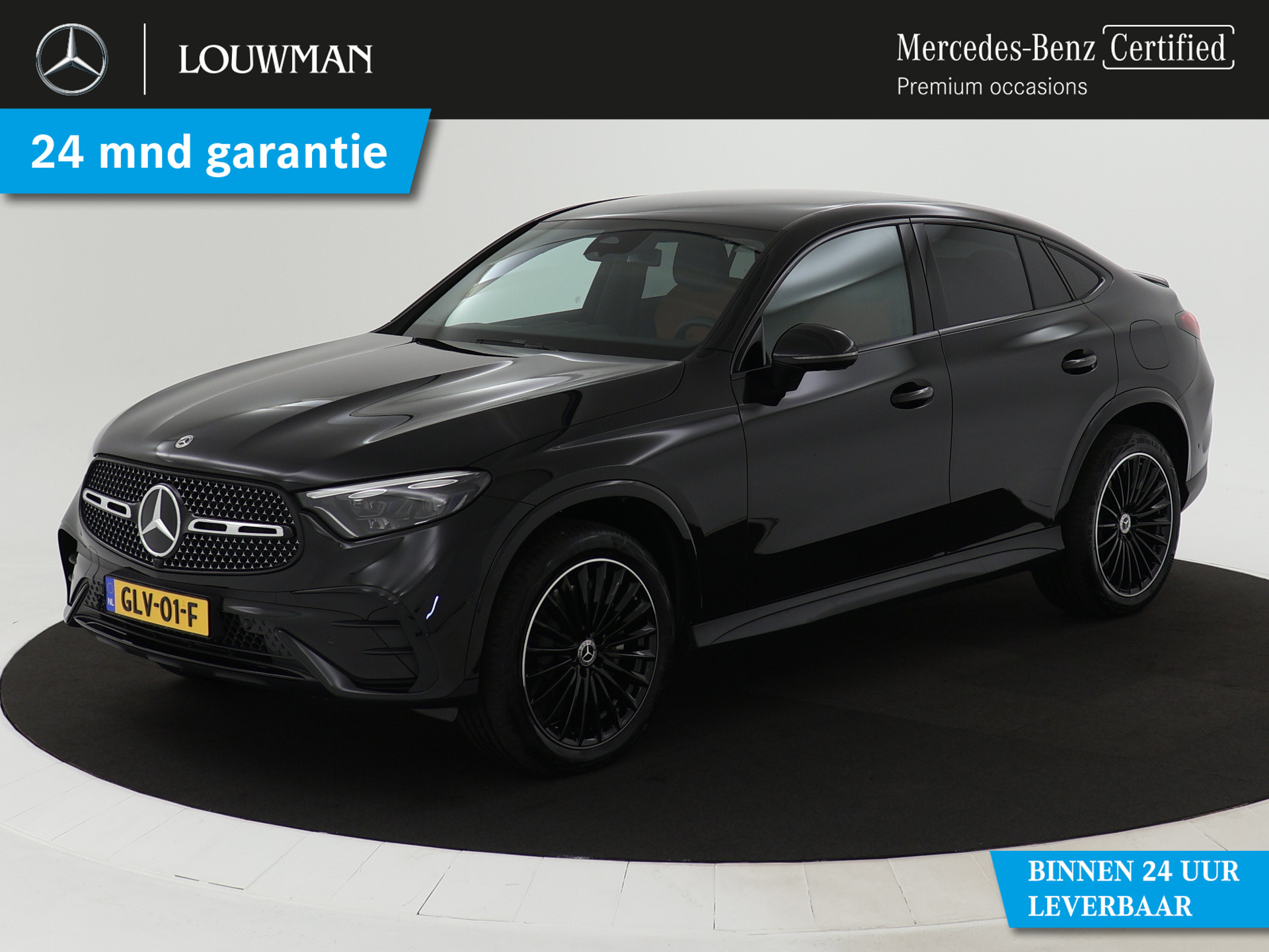 Mercedes-Benz GLC Coupé 300 e 4M AMG Plug-In Hybride | AMG Styling | Night Pakket | Digital Koplampen | 20 Inch AMG LM Velgen | Stuurverwarming | Stoelverwarming | Inclusief 24 maanden MB Certified garantie voor Europa.