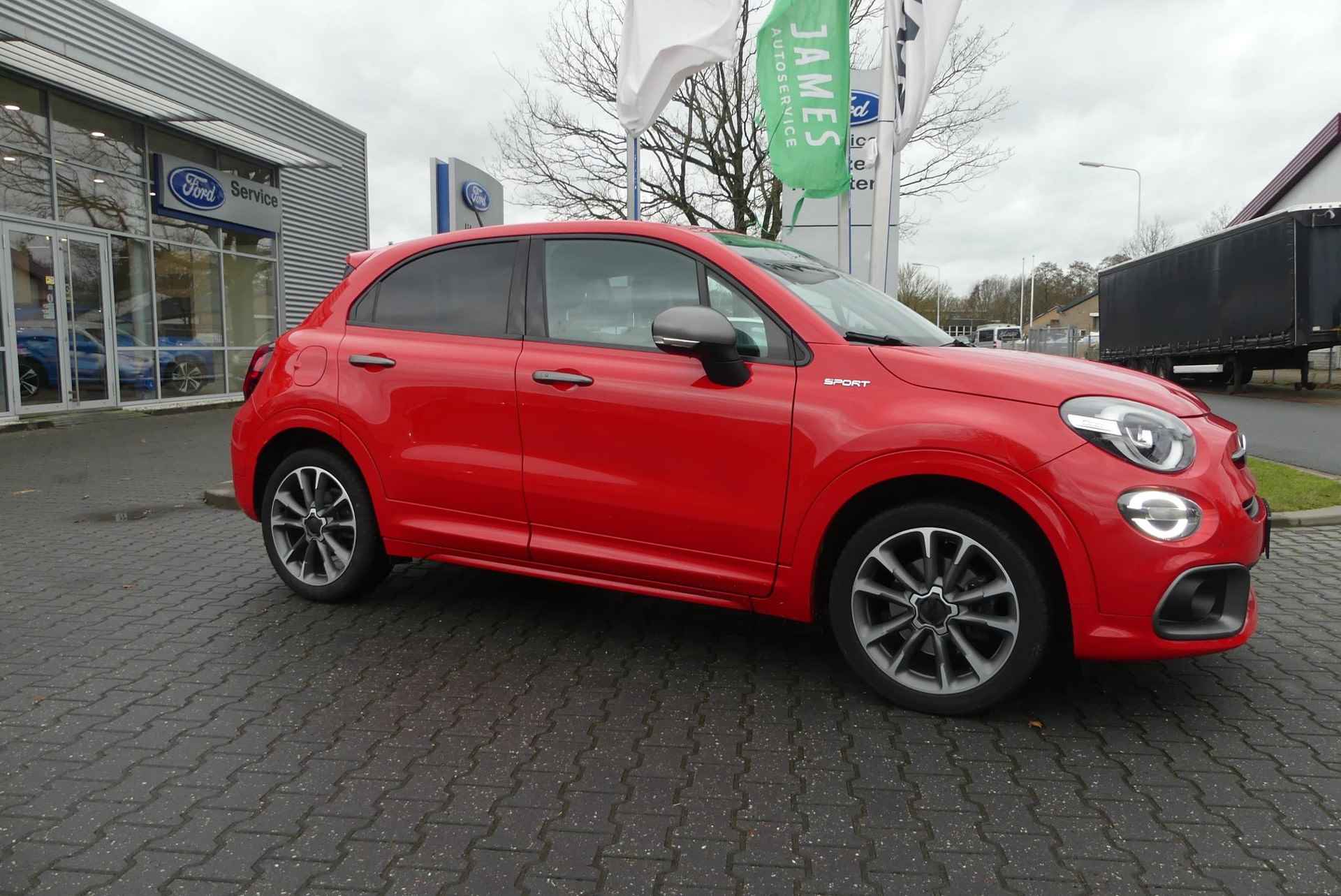 Fiat 500 X 1.3 GSE Sport AUTOMAAT.NAVI.ADAPTIVE CRUISE.LEER.TREKHAAK. - 3/17