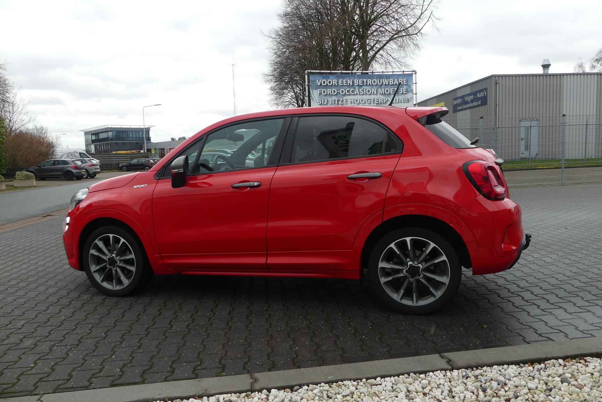 Fiat 500 X 1.3 GSE Sport AUTOMAAT.NAVI.ADAPTIVE CRUISE.LEER.TREKHAAK. - 10/17