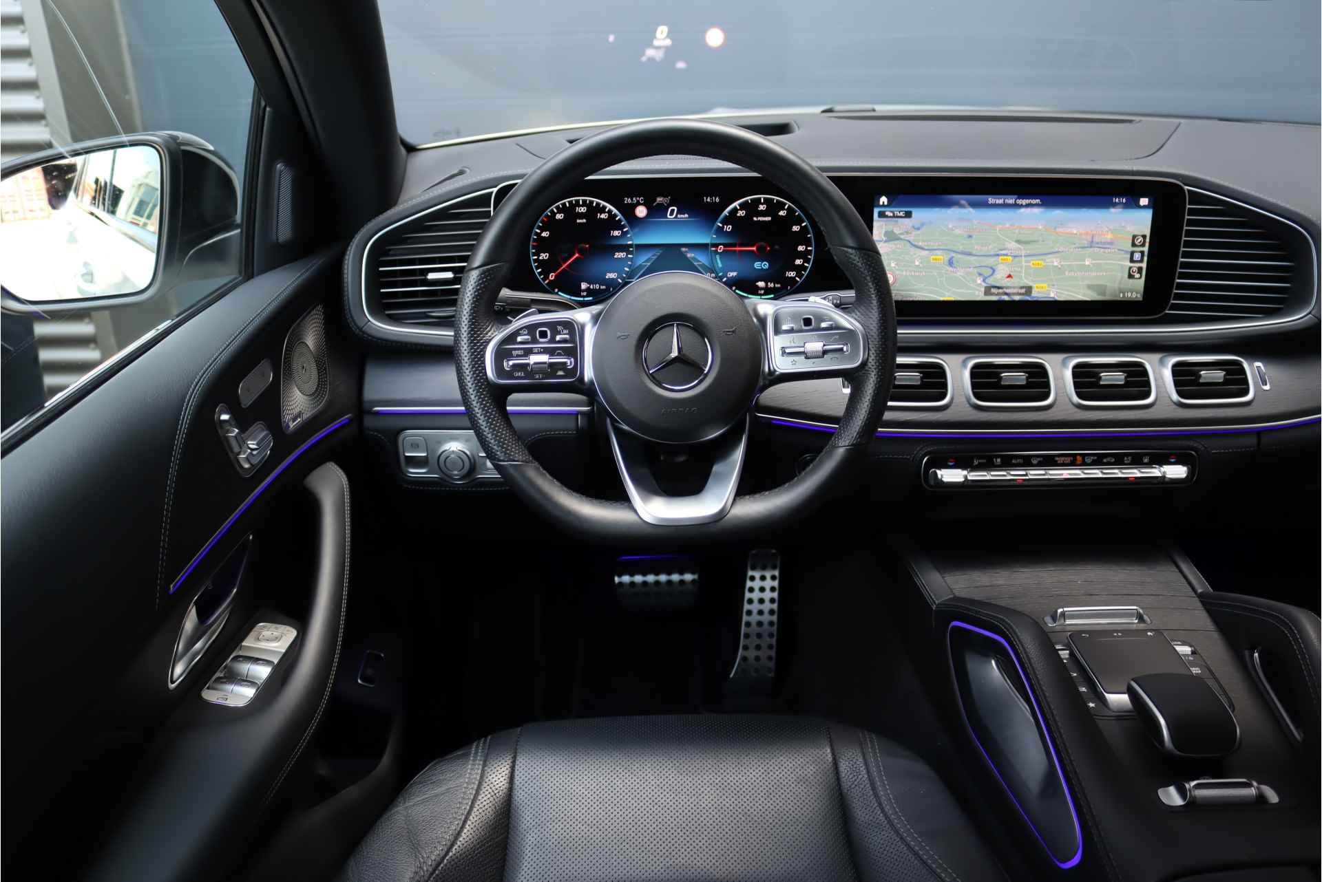 Mercedes-Benz GLE Coupé 350 de 4-MATIC AMG Line Aut9, Hybride, Luchtvering, Panoramadak, Surround Camera, Burmester, Keyless Go, Leder, Stoelverwarming/-ventilatie, Distronic+, Rijassistentiepakket, Etc, - 30/51