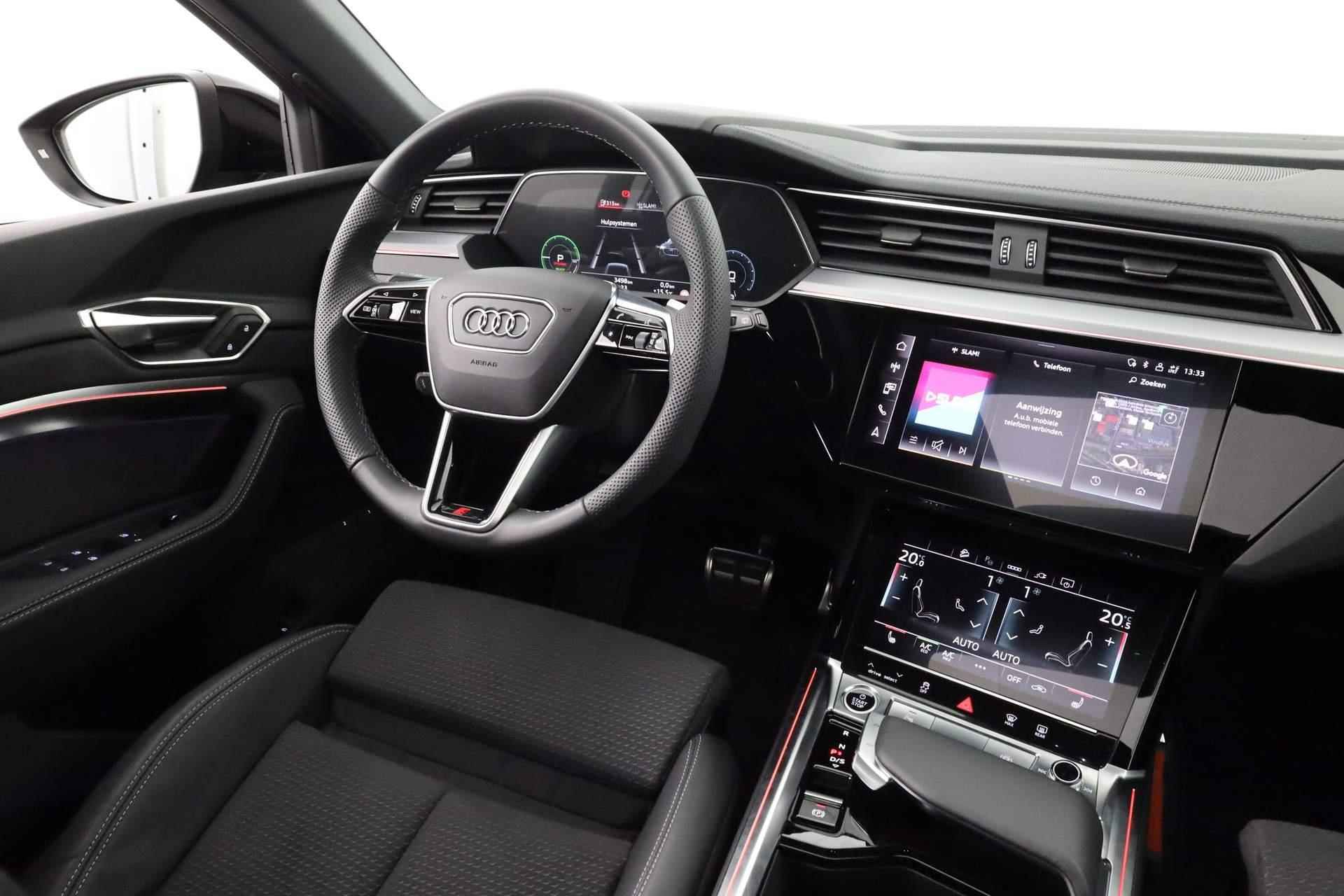 Audi Q8 e-tron S Edition 55 quattro 408pk | Panoramadak | Tweede laadaansluiting | Camera - 41/52