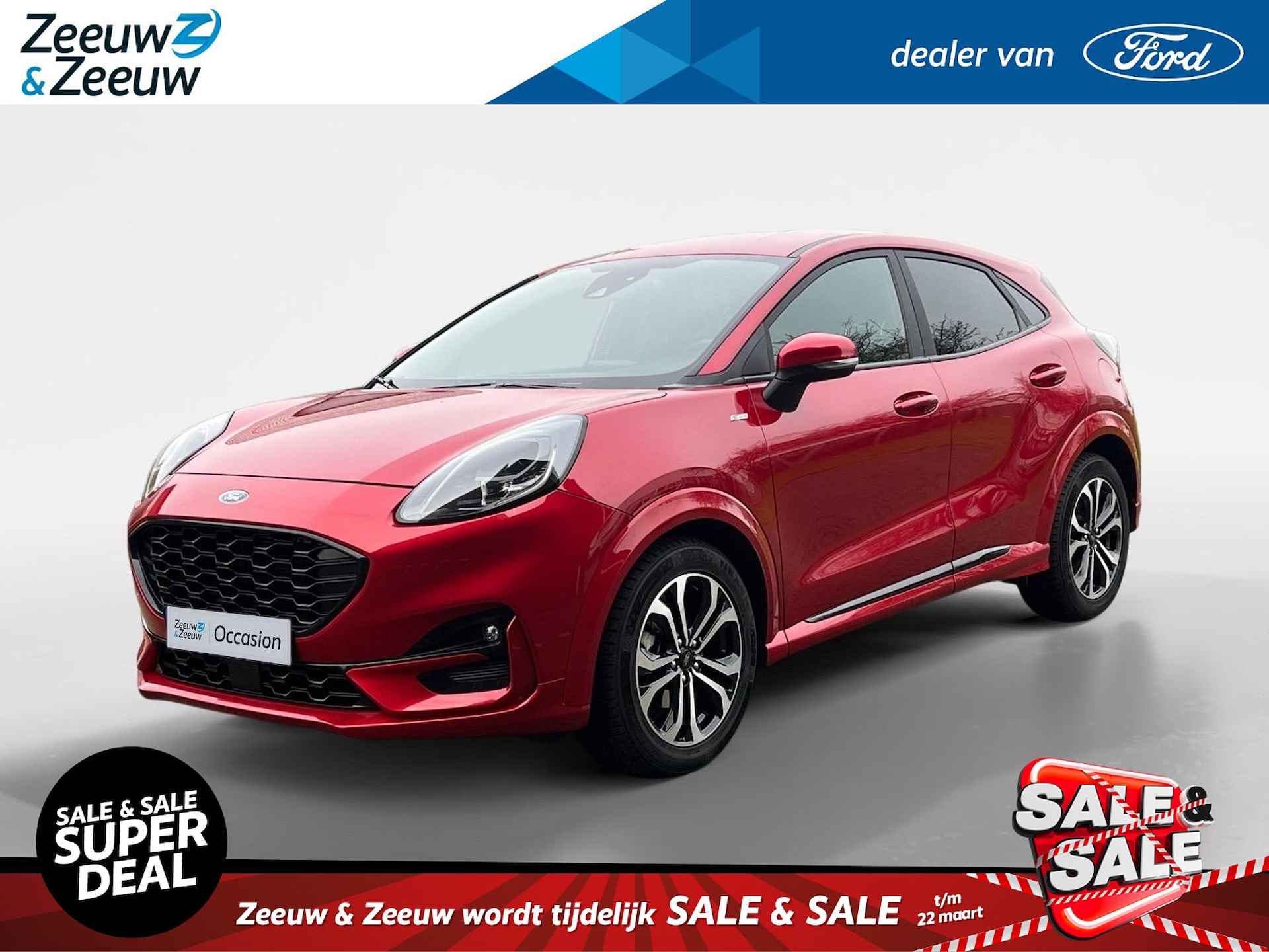 Ford Puma 1.0 EcoBoost Hybrid ST-Line X | Navigatie | Climate control | Parkeersensoren | Stoel- Stuur & Voorruitverwarming | Cruise Control |