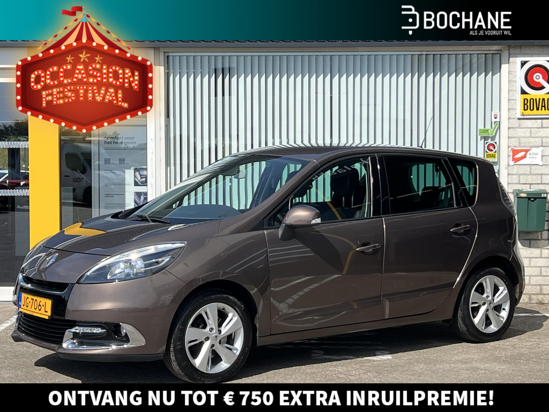 Renault Scénic 2.0 16V CVT Dynamique , Trekhaak, Automaat, Navigatie, Climate Control, Parkeersensoren, Cruise Control, Lichtmetaal