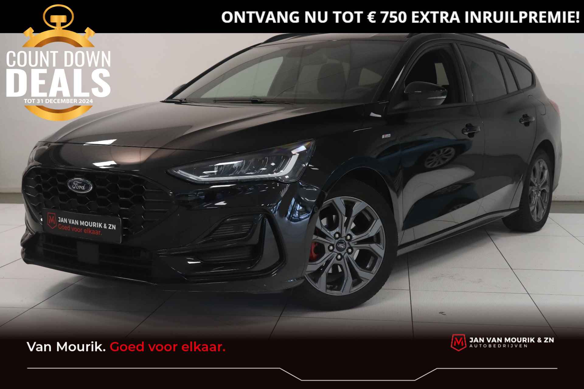 Ford Focus Wagon 1.0 EcoBoost Hybrid ST Line X | Navigatie | Achteruitrijcamera | Pack Winter | - 1/37