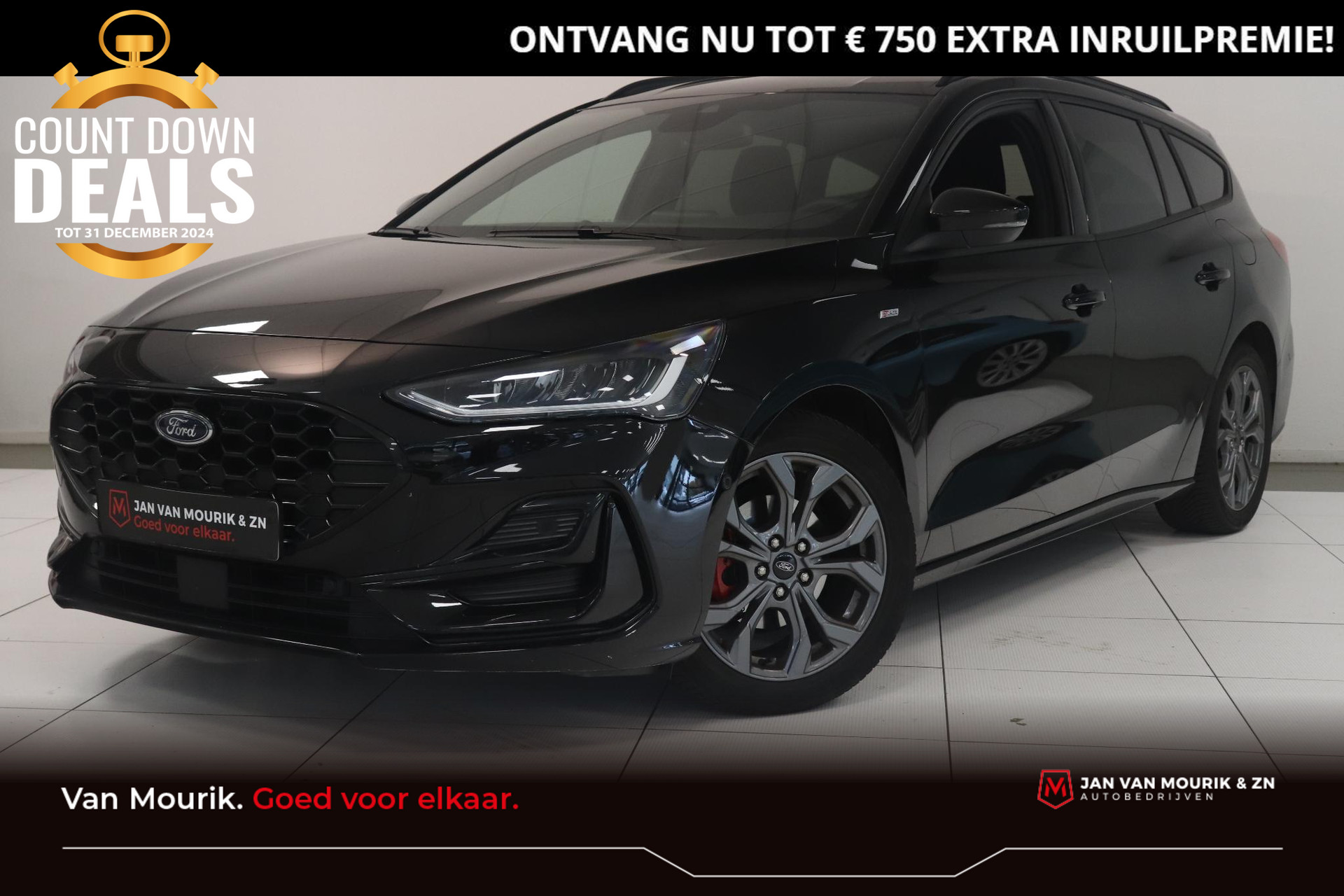 Ford Focus Wagon 1.0 EcoBoost Hybrid ST Line X | Navigatie | Achteruitrijcamera | Pack Winter |