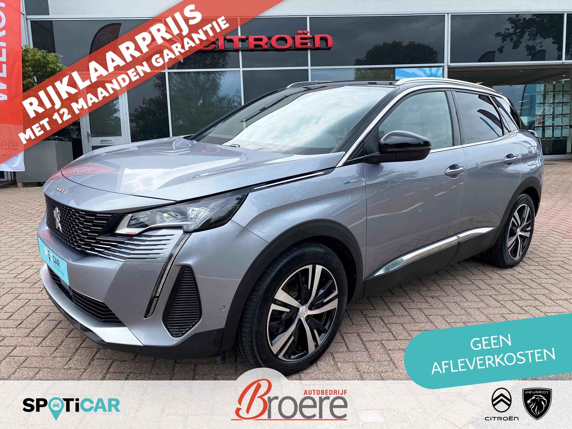 PEUGEOT 3008 1.6 Plug-in HYbrid4 300pk e-EAT8 GT | adaptive cruise, keyless, camera, pdc v&a, dodehoekdetectie, 18 inch, dab, navigatie, two tone met zwart dak - 1/66