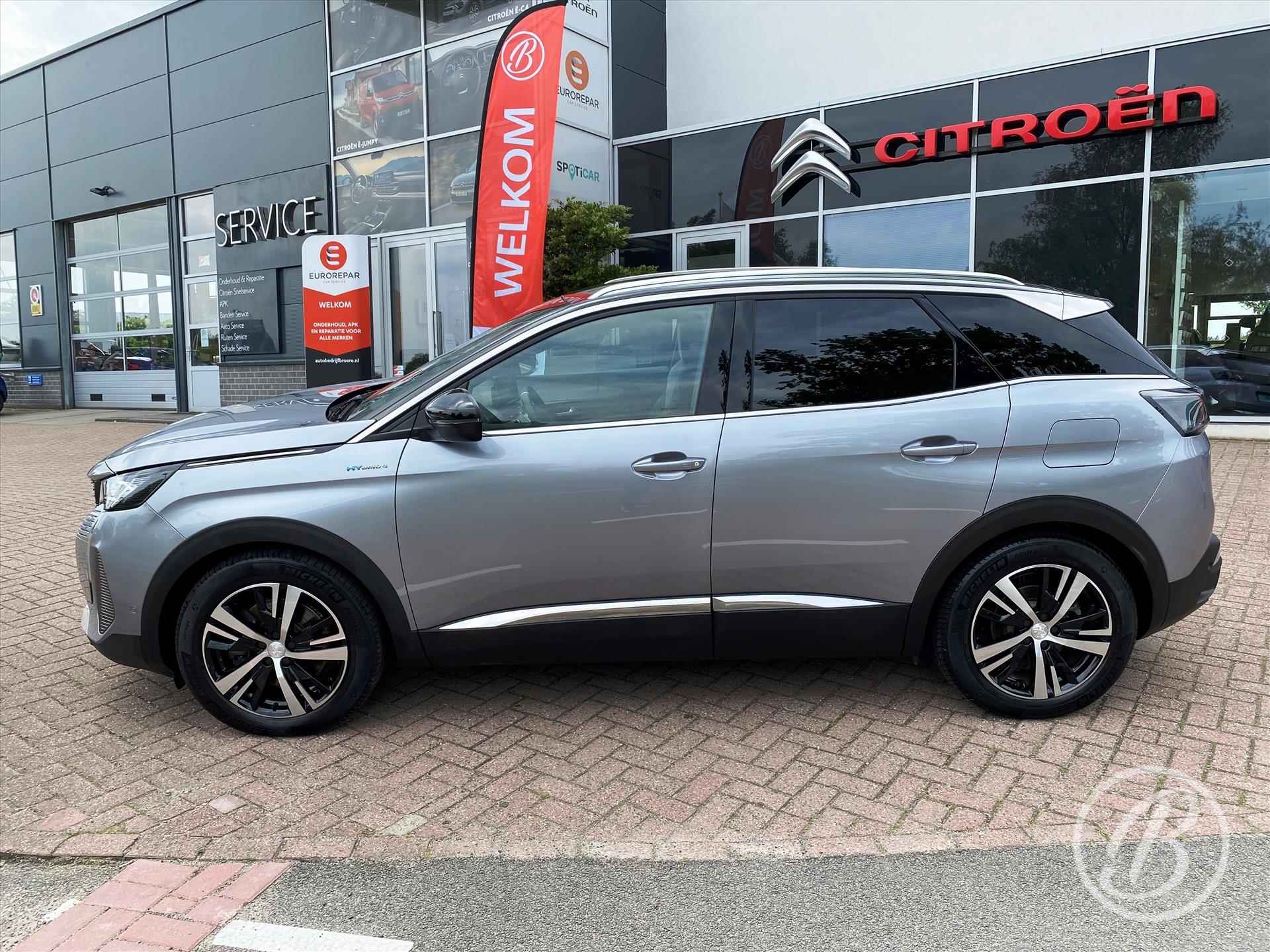 PEUGEOT 3008 1.6 Plug-in HYbrid4 300pk e-EAT8 GT | adaptive cruise, keyless, camera, pdc v&a, dodehoekdetectie, 18 inch, dab, navigatie, two tone met zwart dak - 3/66