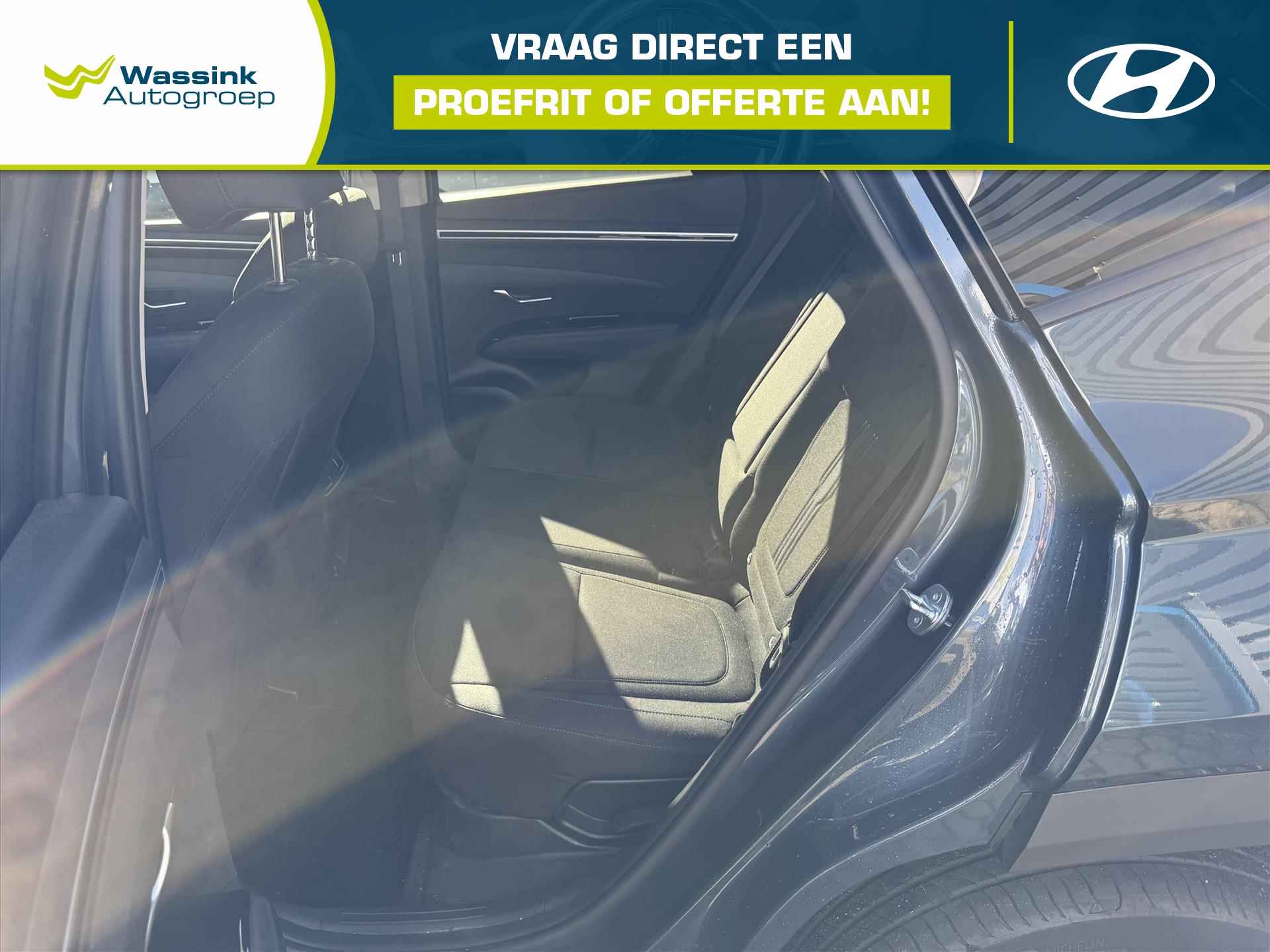 Hyundai Tucson 1.6 T-GDi HEV 230pk AUTOMAAT Comfort Smart | Navi | Carplay | Stoel en Stuurwielverwarming | 1650KG trekgewicht | - 6/19