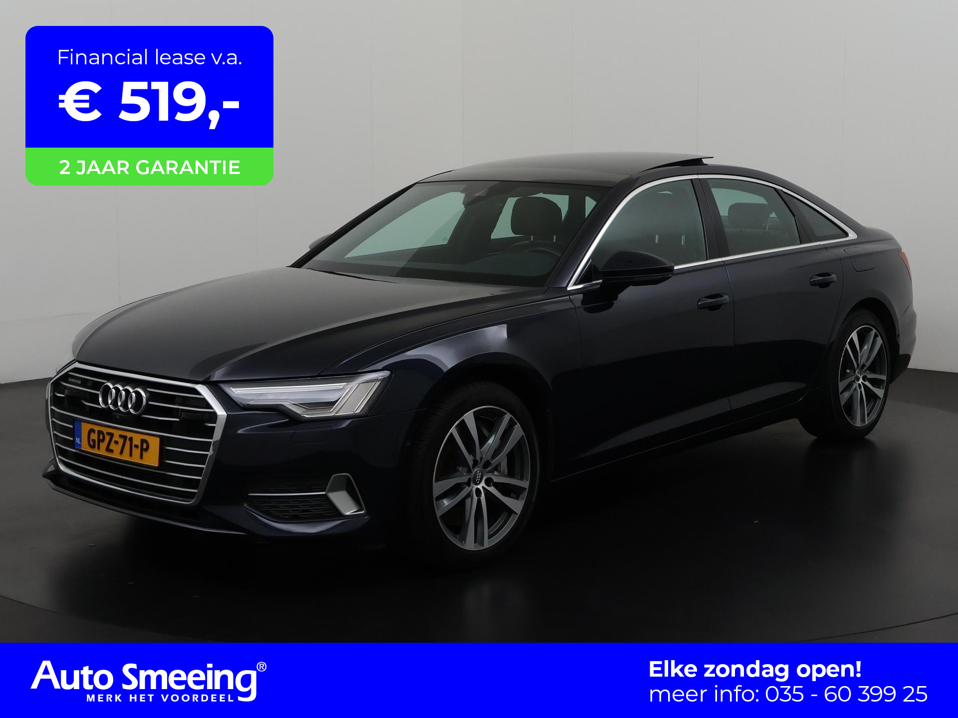 Audi A6 Limousine 50 TFSIe quattro Plug-In | ACC | Schuifdak | Leder | Zondag Open!