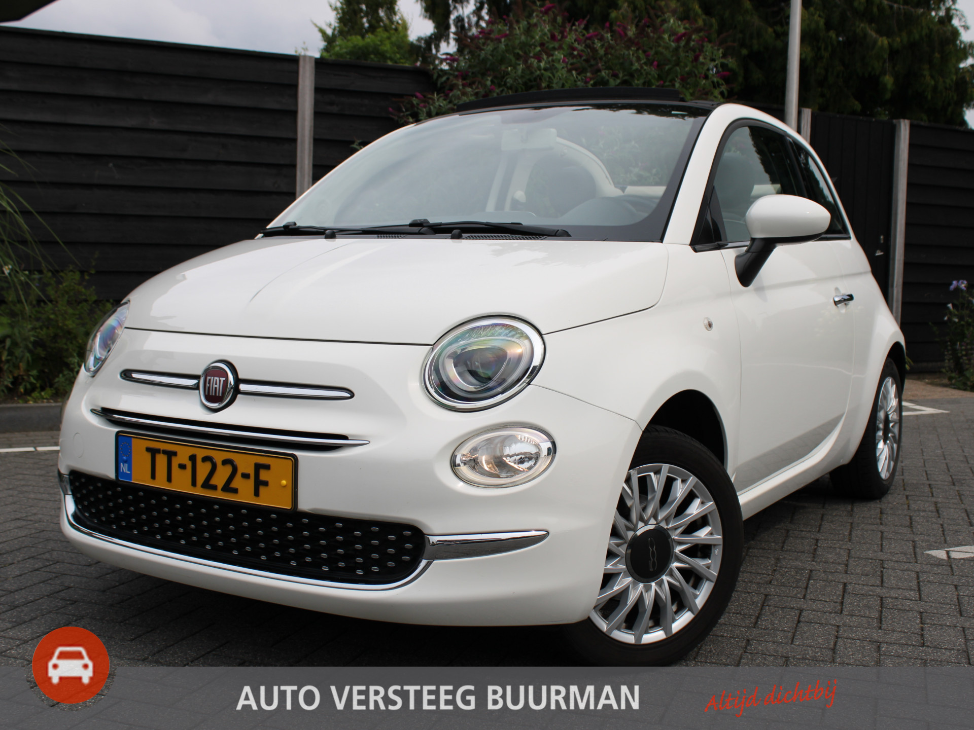 Fiat 500C 1.2 69PK Automaat Climate control, Bluetooth, Elektrisch dak, Cruise control, Elektrische ramen, Parkeersensoren