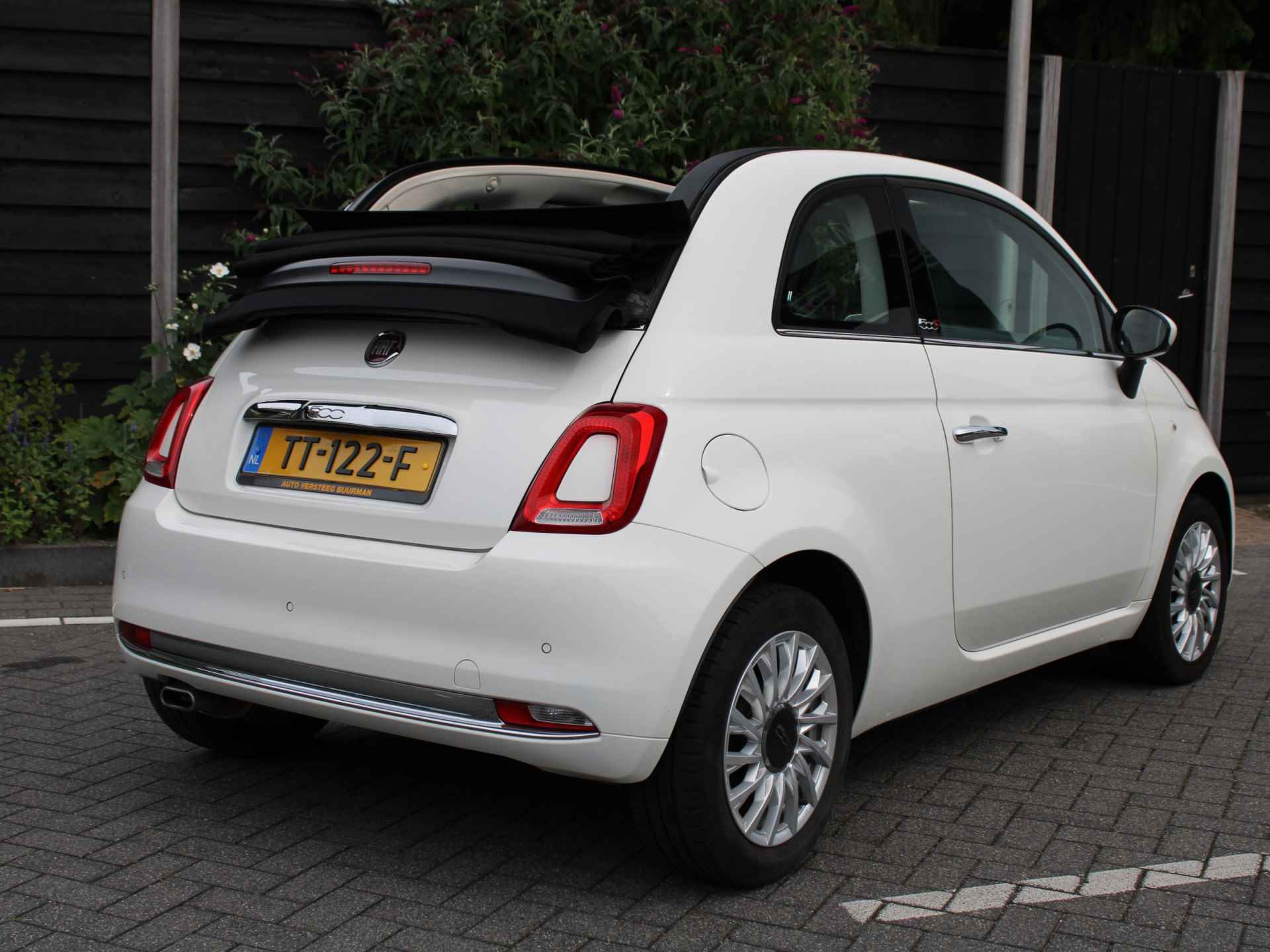 Fiat 500C 1.2 69PK Automaat Climate control, Bluetooth, Elektrisch dak, Cruise control, Elektrische ramen, Parkeersensoren - 8/37