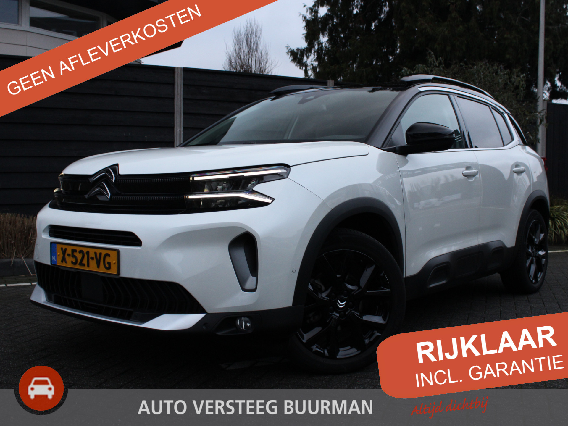 Citroën C5 Aircross 1.2 Hybrid 136PK ë-Series Automaat Navigatie, Achteruitrijcamera, Keyless Entry & Start, Parkeersensoren, Stoelverwarming