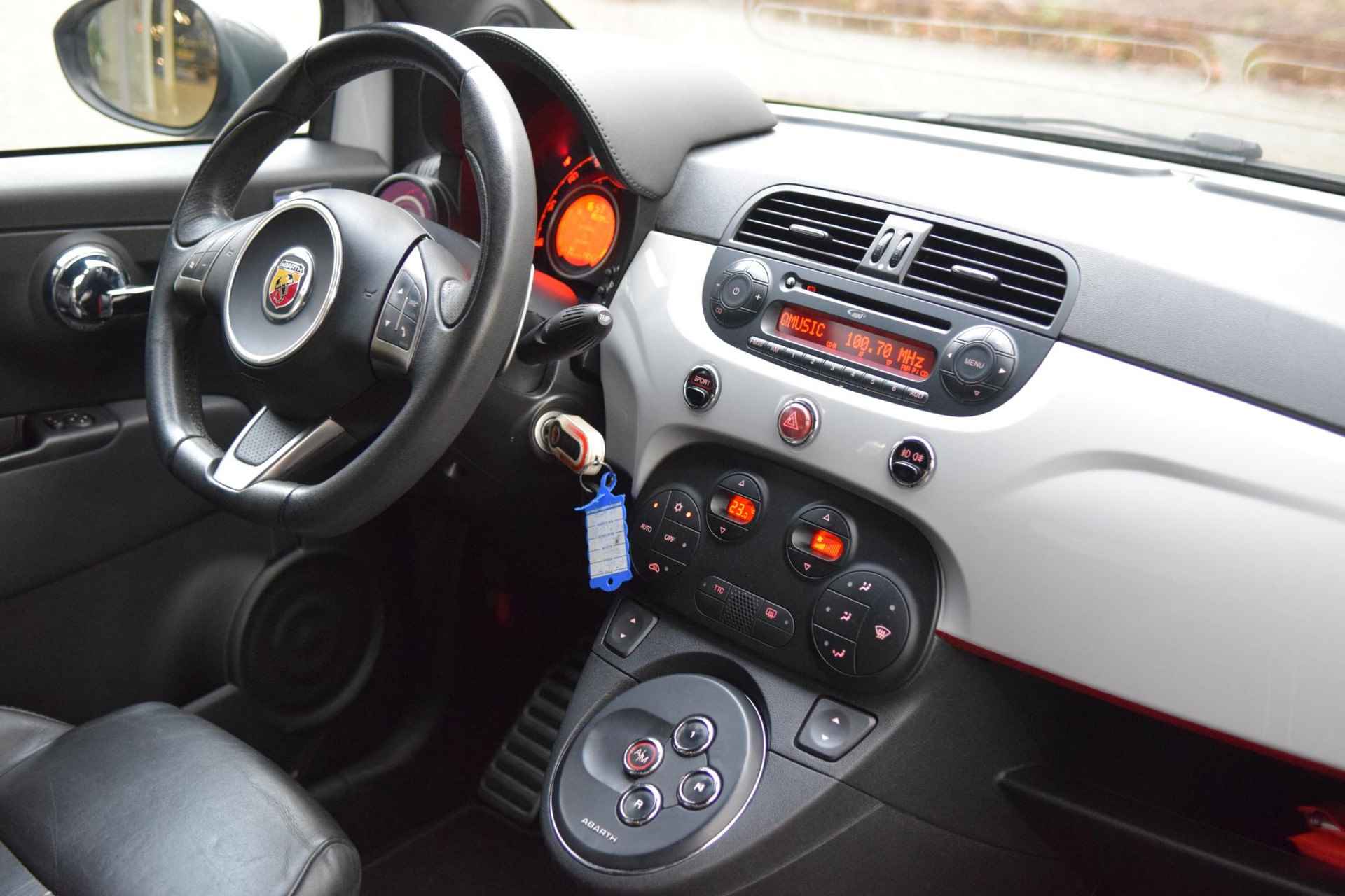 Fiat 500 C 1.4-16V Abarth Elaborazione uitlaat/Leder/Clima - 13/40