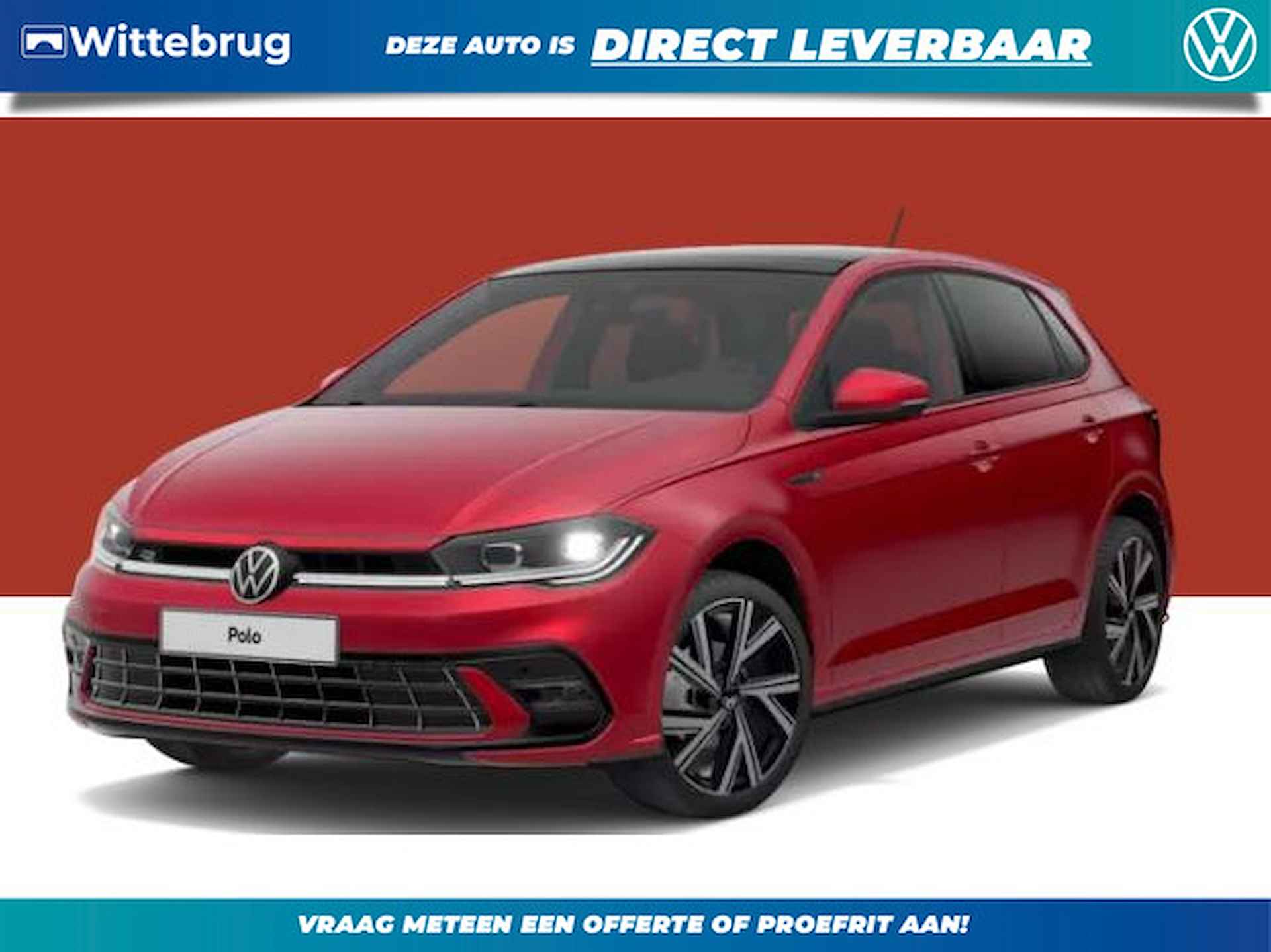Volkswagen Polo 1.0 TSI R-Line !!!Profiteer ook van 2.000 EURO inruilpremie!!! - 1/13