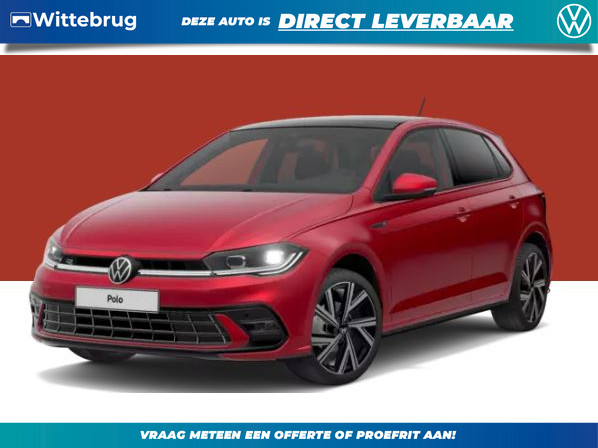 Volkswagen Polo 1.0 TSI R-Line !!!Profiteer ook van 2.000 EURO inruilpremie!!! bij viaBOVAG.nl